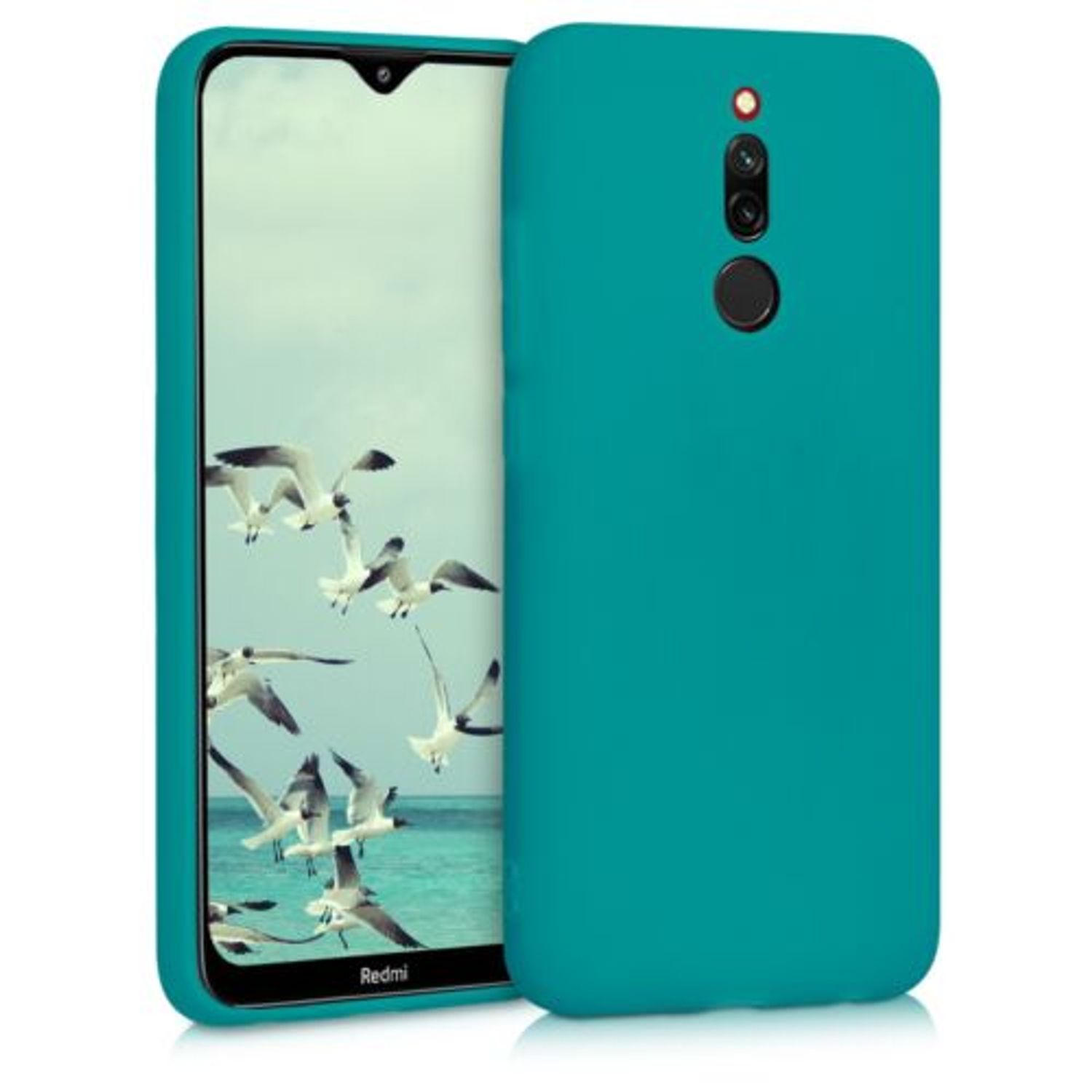 Husa pentru Xiaomi Redmi 8, Silicon, Verde, 50640.57 fotografia produsului