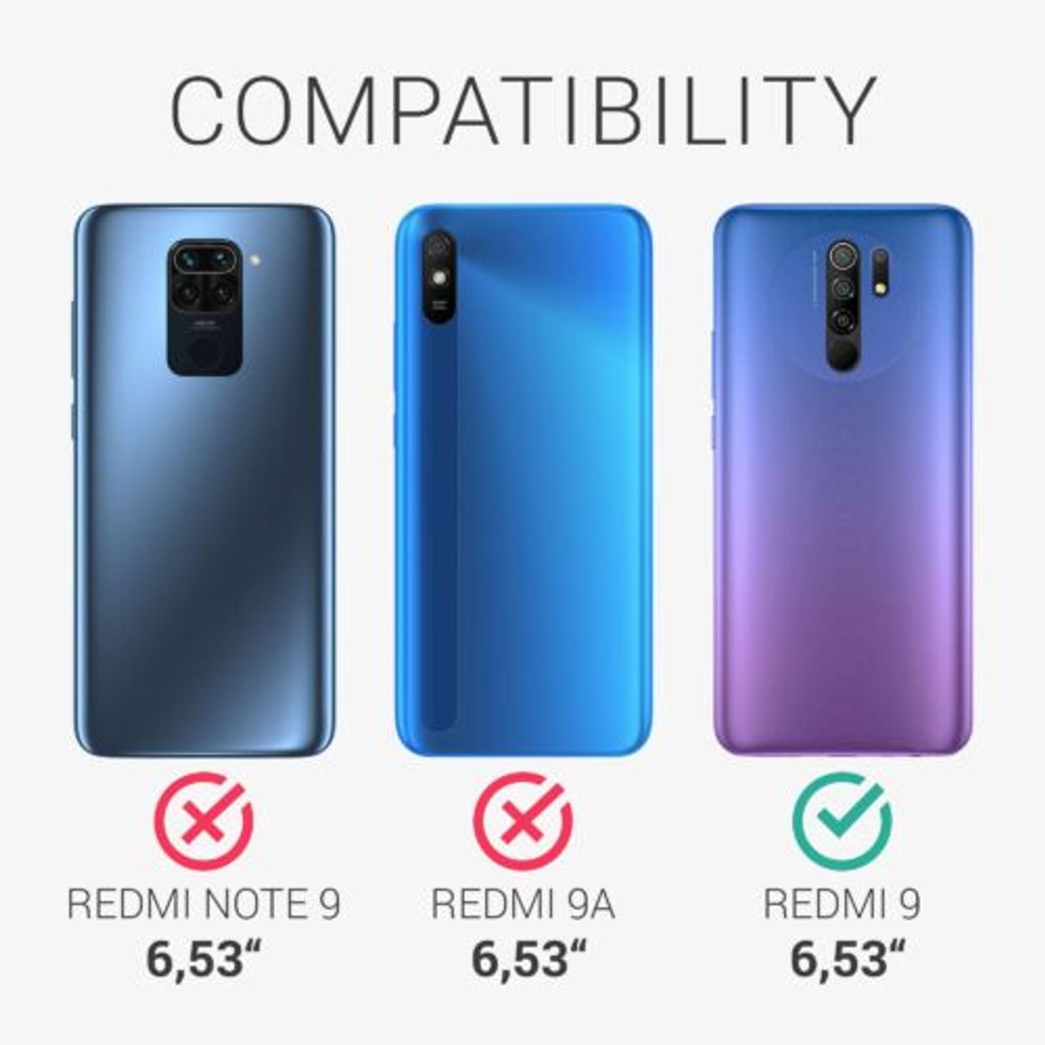 Husa pentru Xiaomi Redmi 9, Silicon, Silver, 53270.67 fotografia produsului View 6 L