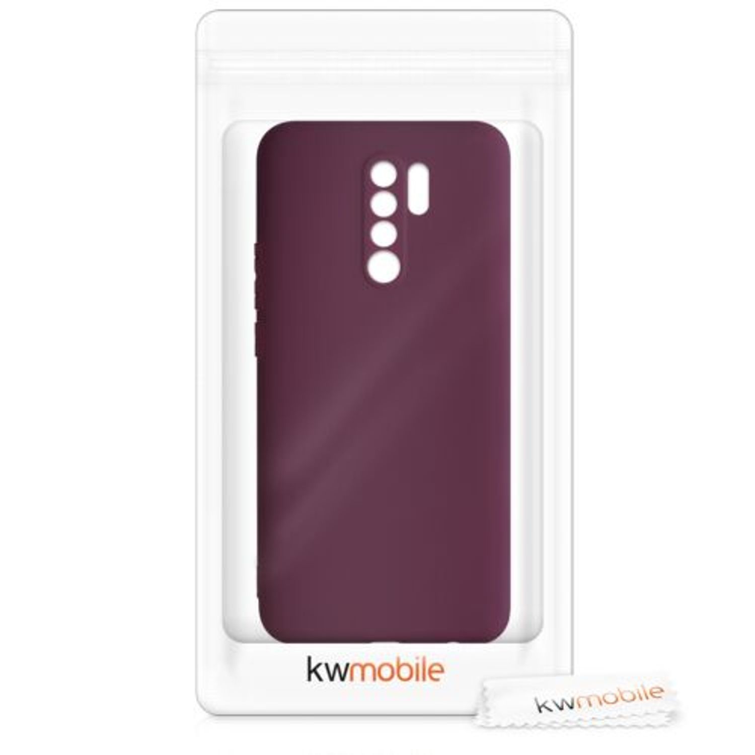 Husa pentru Xiaomi Redmi 9, Silicon, Violet, 52766.187 fotografia produsului View 8 L