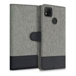 Husa pentru Xiaomi Redmi 9C, Textil, Gri, 54457.22 fotografia produsului View 3 S