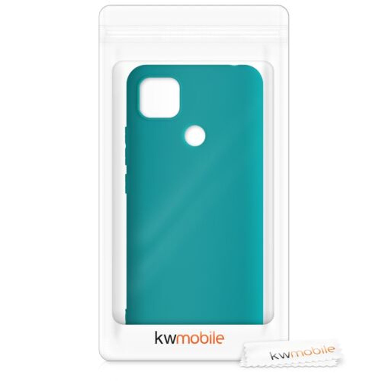 Husa pentru Xiaomi Redmi 9C, Silicon, Verde, 52850.57 fotografia produsului View 8 L