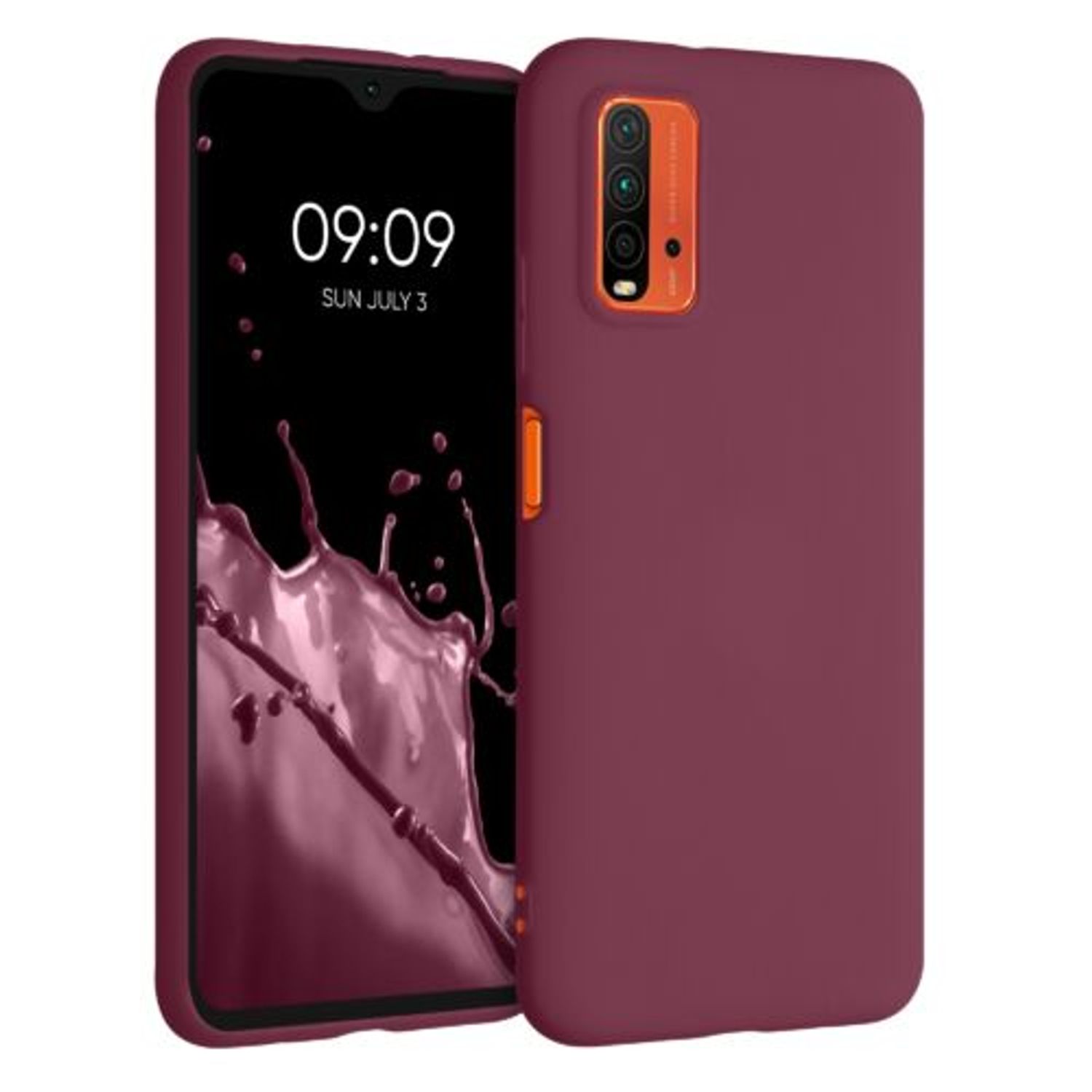 Husa pentru Xiaomi Redmi 9T, Silicon, Violet, 54337.187 fotografia produsului View 14 L