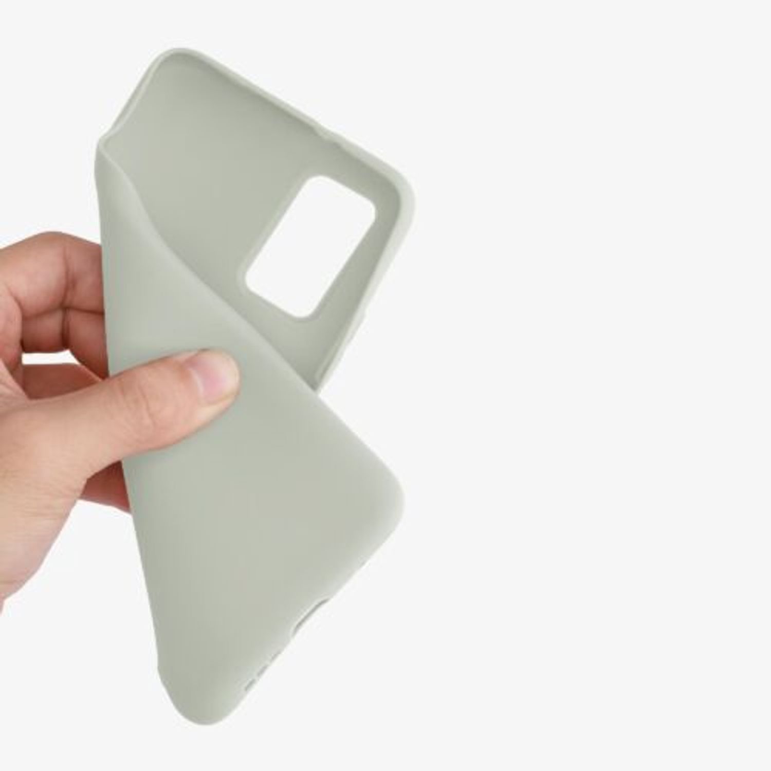 Husa pentru Xiaomi Redmi 9T, Silicon, Verde, 54337.70 fotografia produsului View 7 L