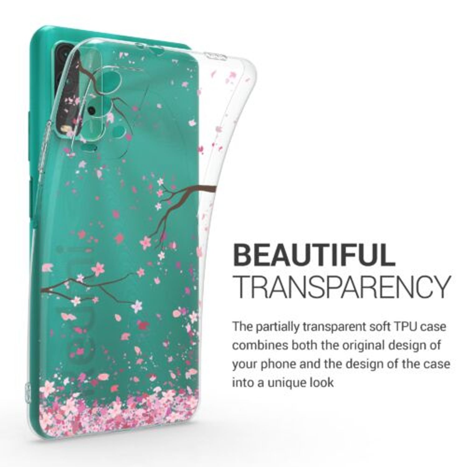 Husa pentru Xiaomi Redmi 9T, Silicon, Roz, 54339.01 fotografia produsului View 4 L