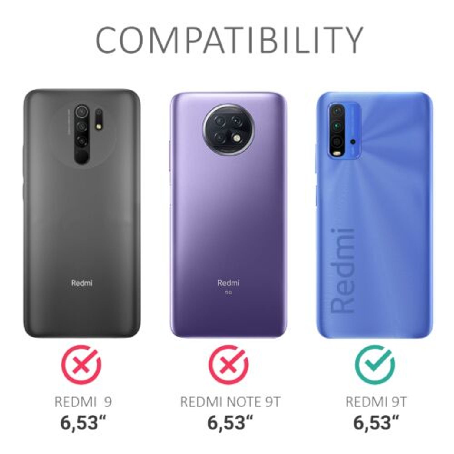 Husa pentru Xiaomi Redmi 9T, Silicon, Roz, 54339.01 fotografia produsului View 5 L