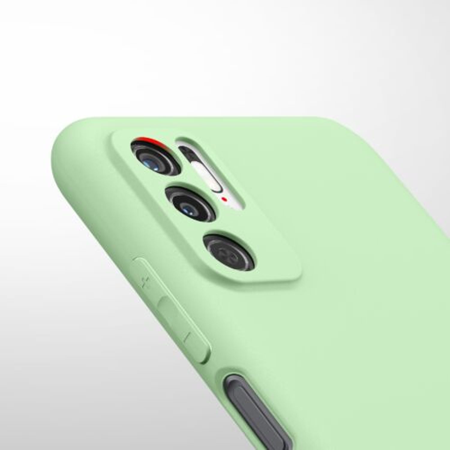 Husa pentru Xiaomi Redmi Note 10 5G, Silicon, Verde, 54947.50 fotografia produsului View 9 L