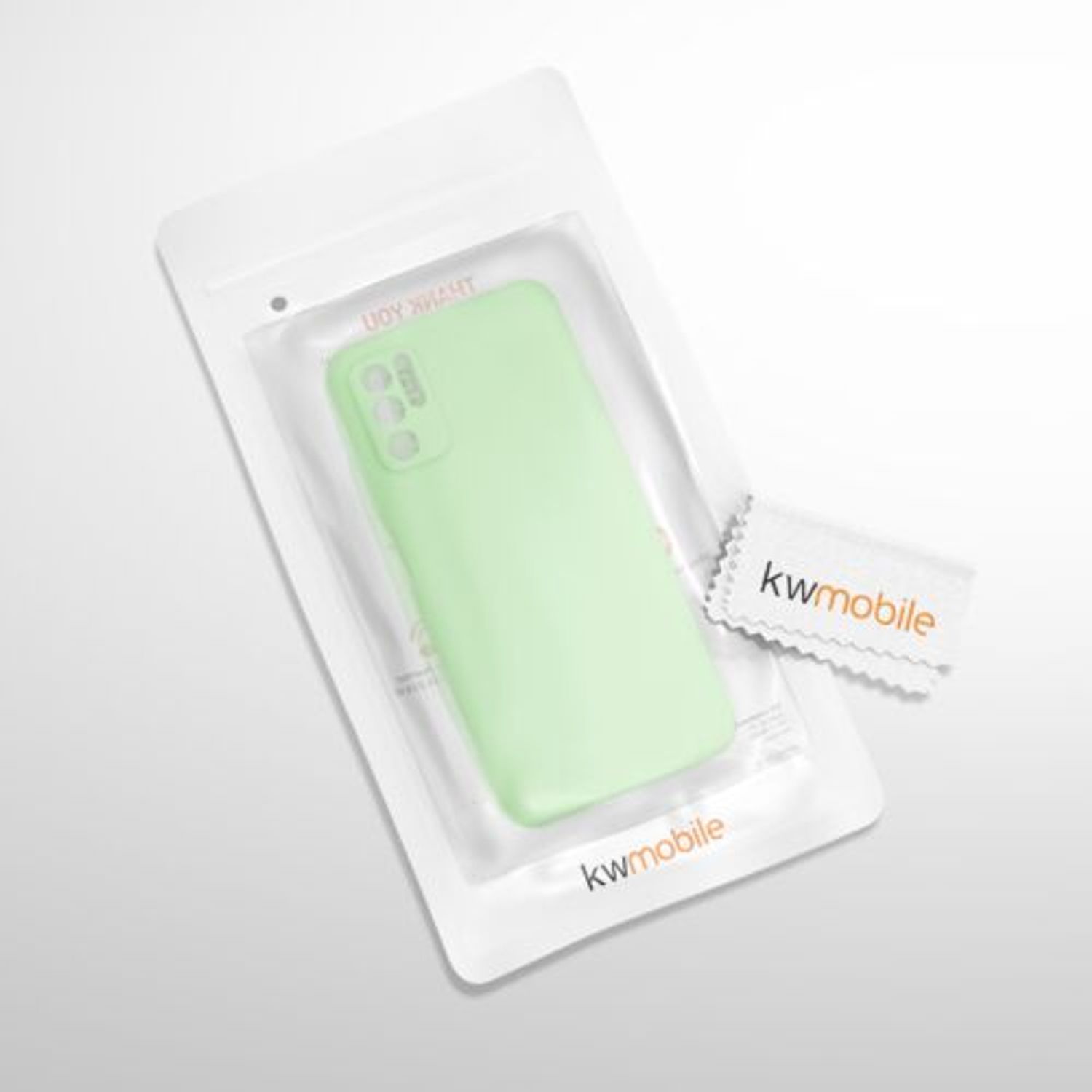 Husa pentru Xiaomi Redmi Note 10 5G, Silicon, Verde, 54947.50 fotografia produsului View 8 L