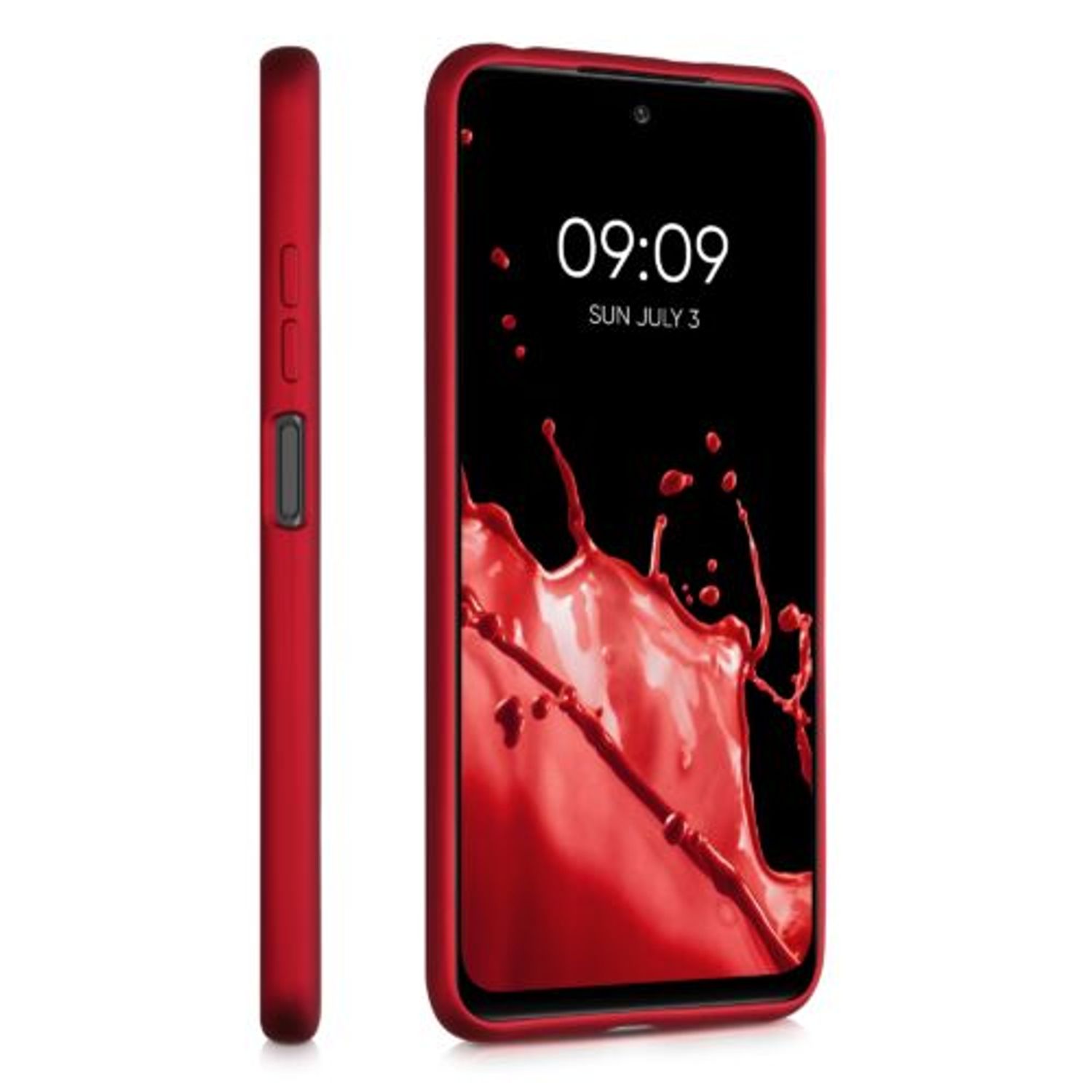 Husa pentru Xiaomi Redmi Note 10 5G, Silicon, Rosu, 54949.36 fotografia produsului View 5 L