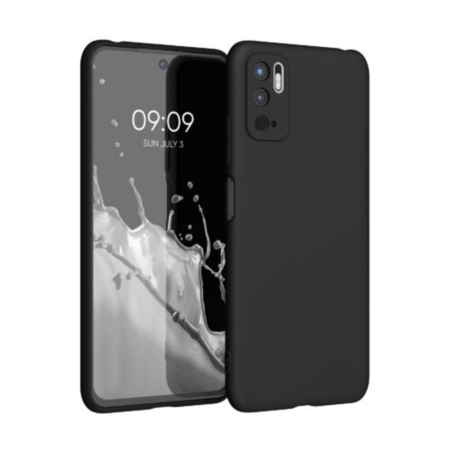 Husa pentru Xiaomi Redmi Note 10 5G, Silicon, Negru, 54947.47 fotografia produsului