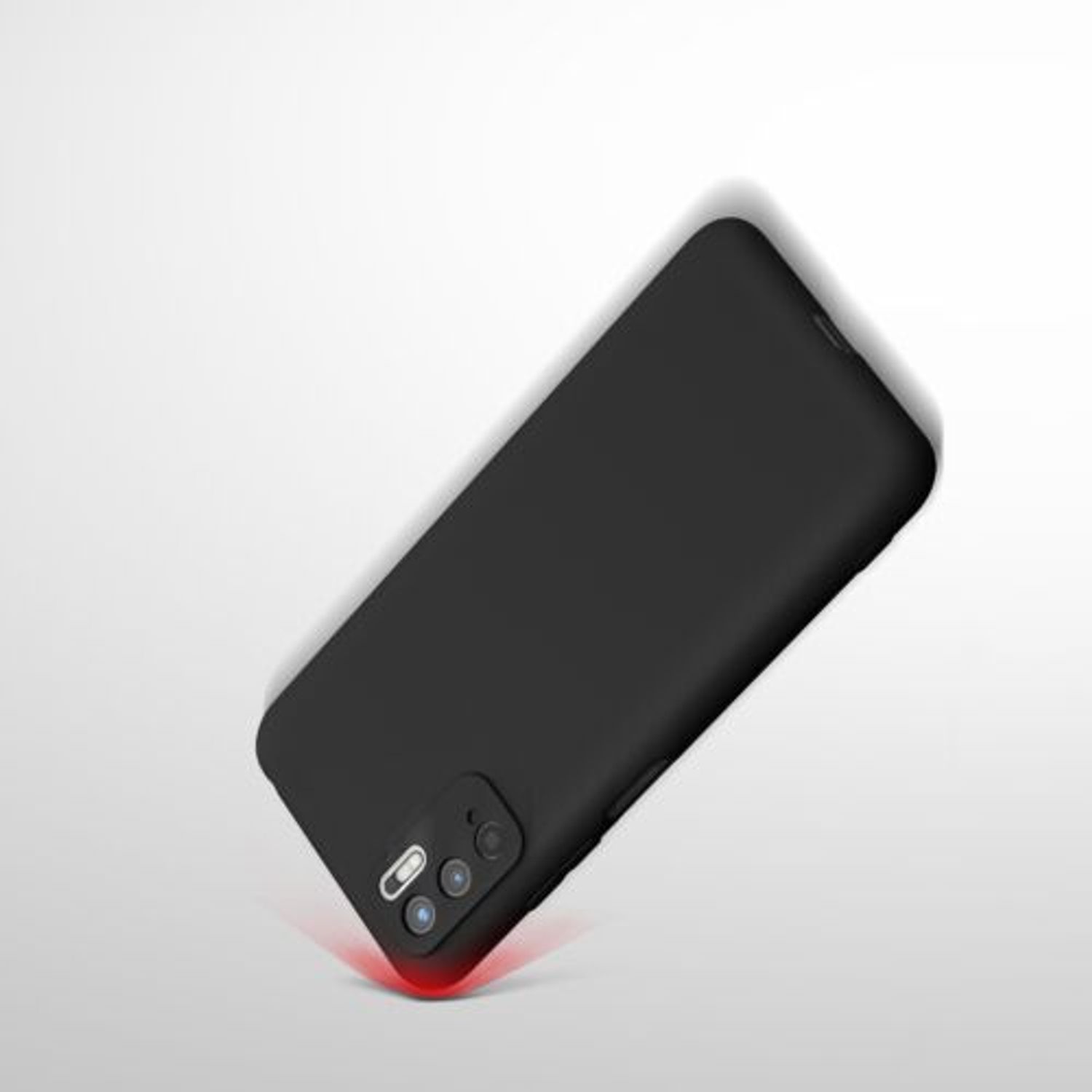 Husa pentru Xiaomi Redmi Note 10 5G, Silicon, Negru, 54947.47 fotografia produsului View 2 L