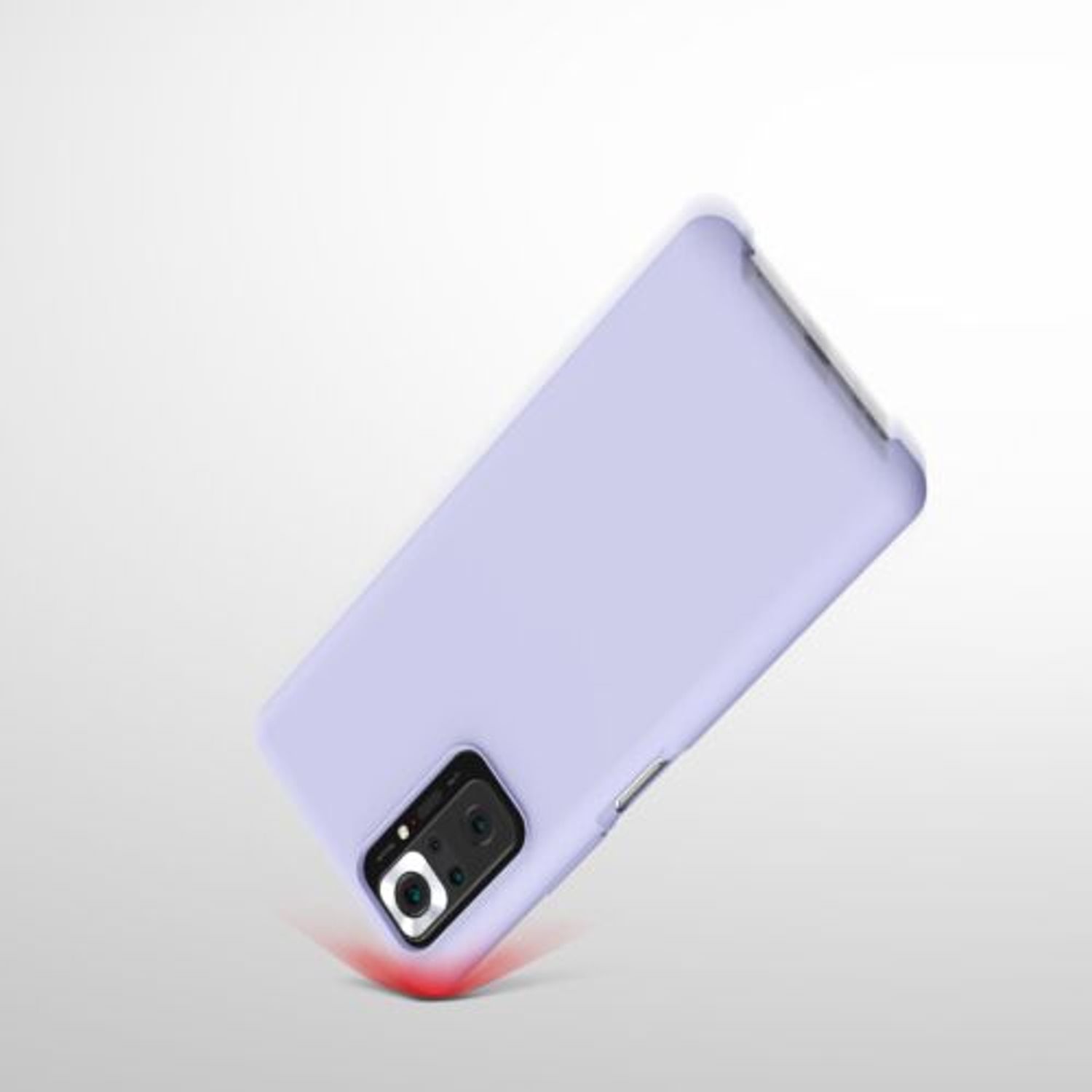 Husa pentru Xiaomi Redmi Note 10 Pro, Silicon, Mov, 54553.139 fotografia produsului View 3 L