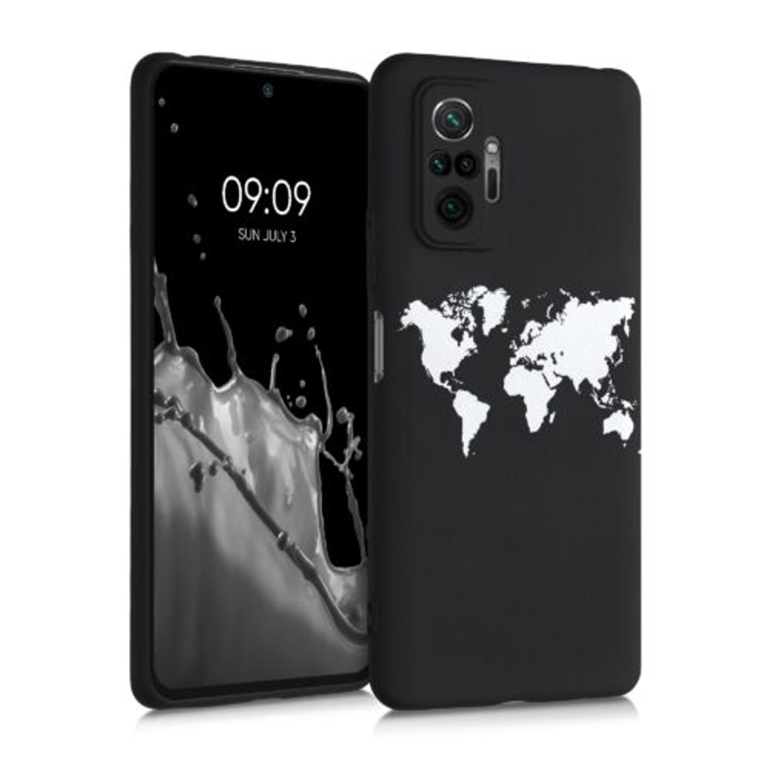 Husa pentru Xiaomi Redmi Note 10 Pro, Silicon, Negru, 54555.02 fotografia produsului