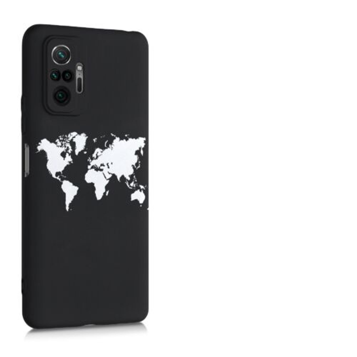 Husa pentru Xiaomi Redmi Note 10 Pro, Silicon, Negru, 54555.02 fotografia produsului View 8 L