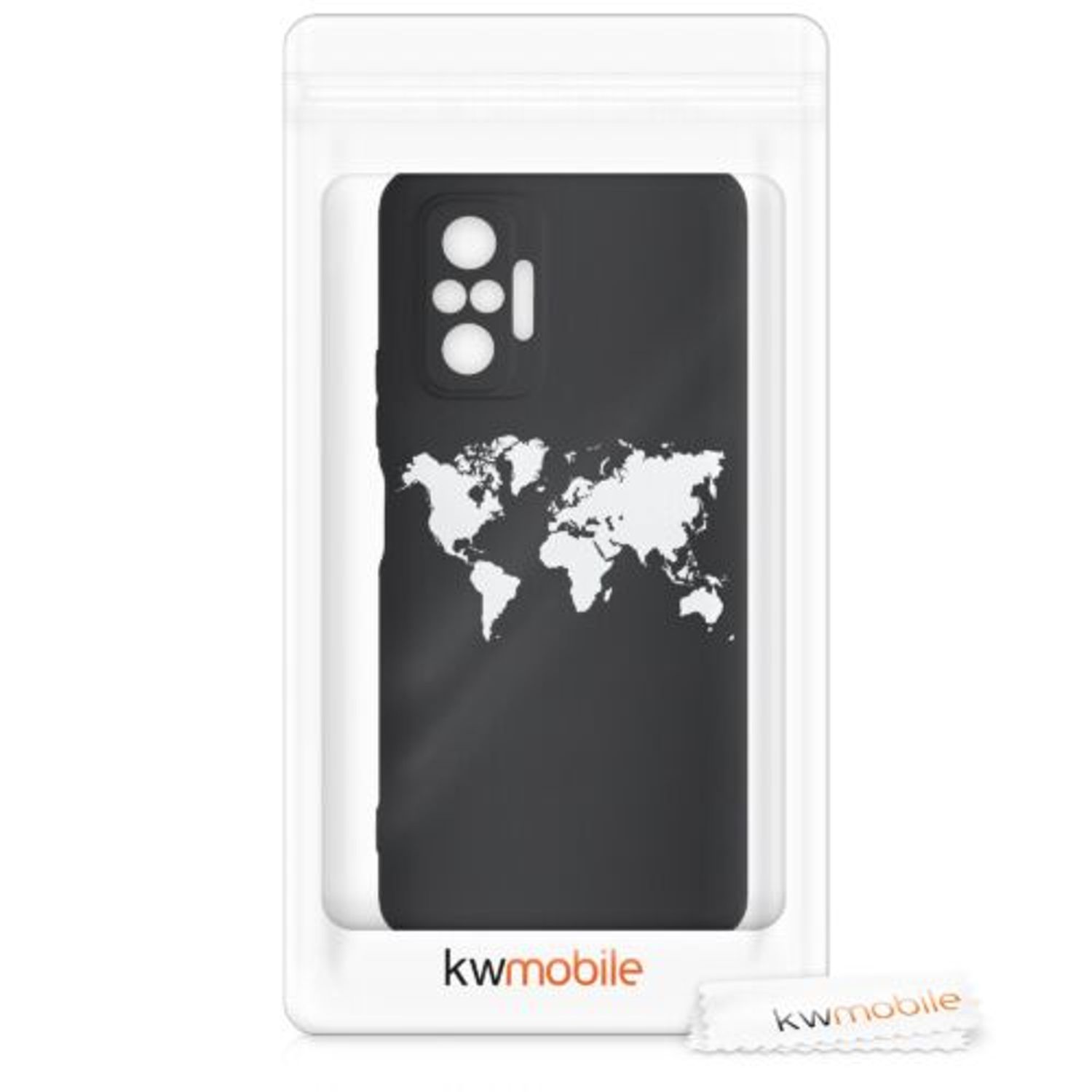 Husa pentru Xiaomi Redmi Note 10 Pro, Silicon, Negru, 54555.02 fotografia produsului View 7 L