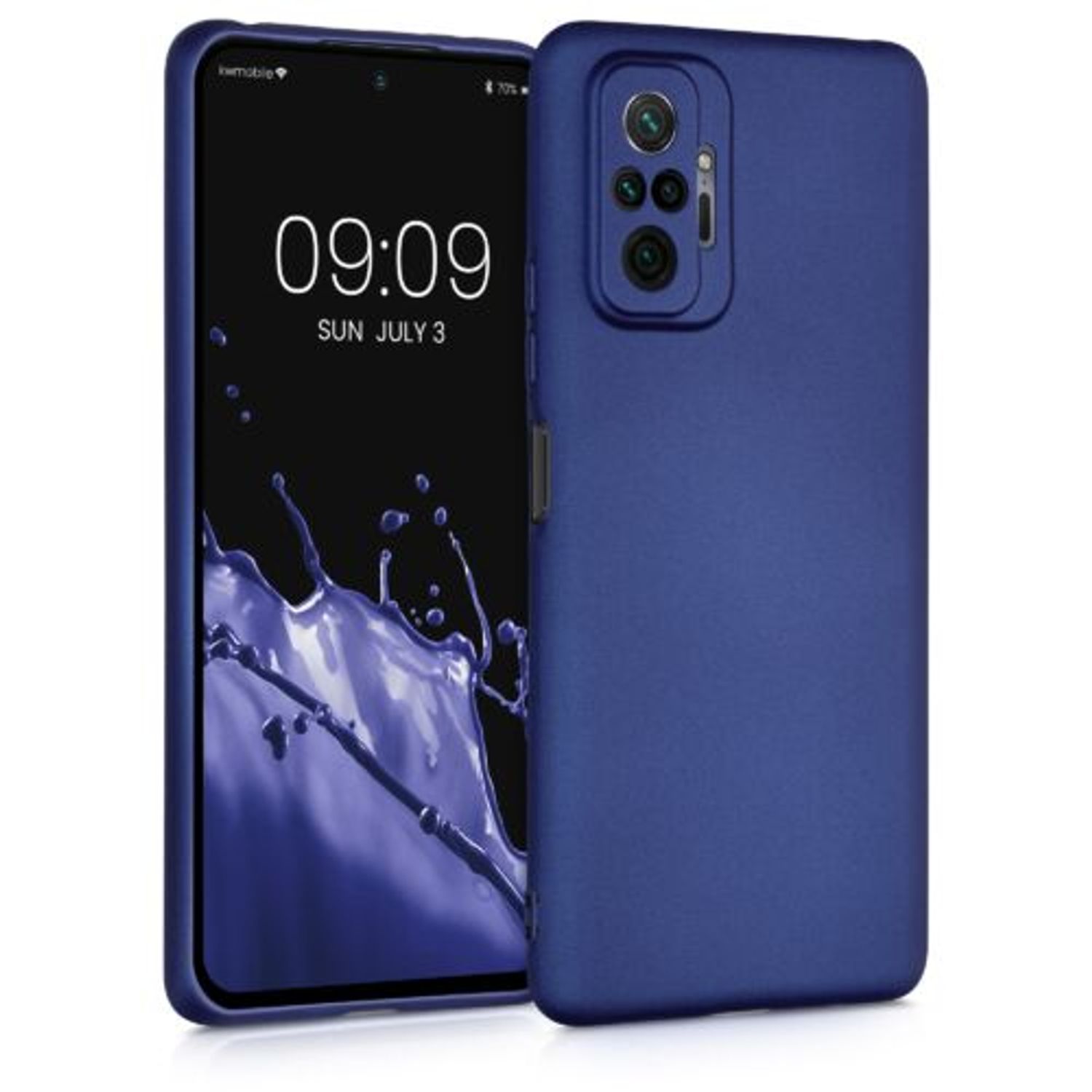 Husa pentru Xiaomi Redmi Note 10 Pro, Silicon, Albastru, 54552.64 fotografia produsului