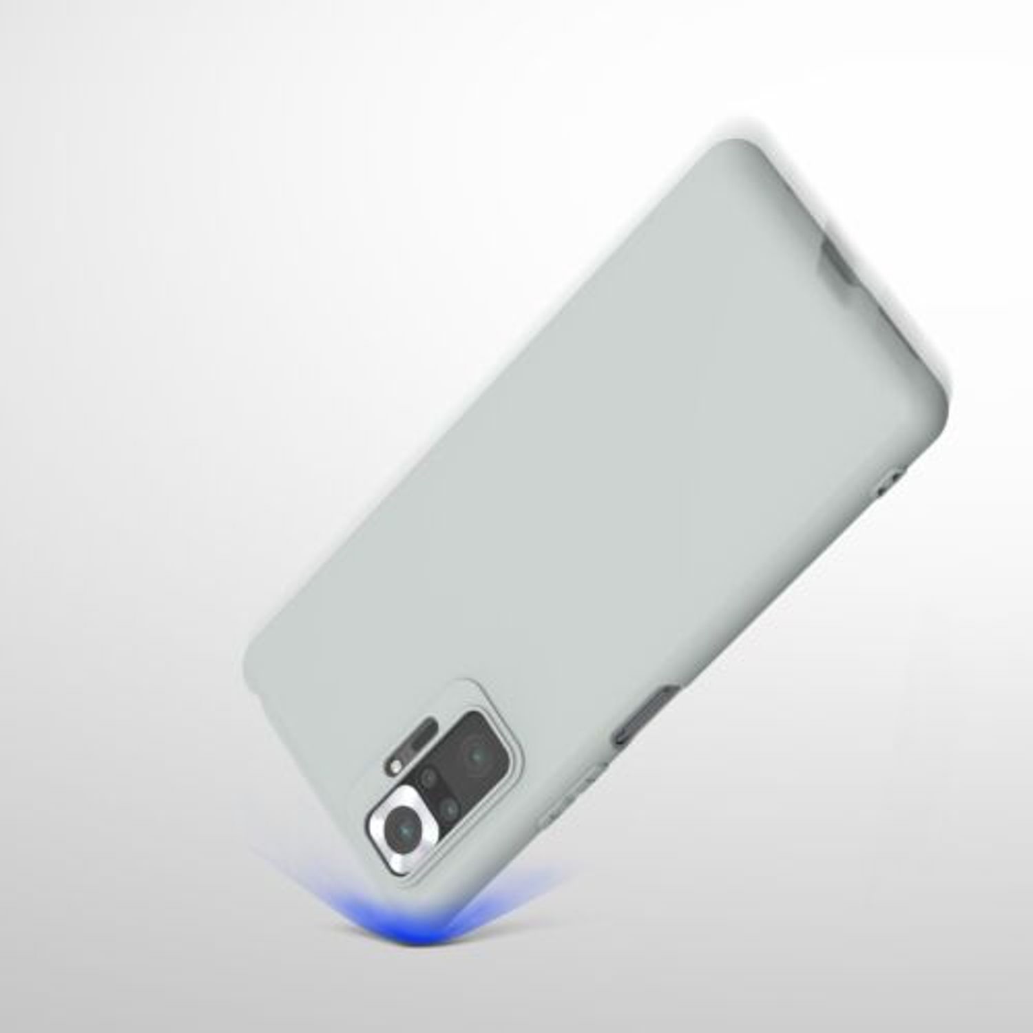 Husa pentru Xiaomi Redmi Note 10 Pro, Silicon, Verde, 54551.70 fotografia produsului View 7 L