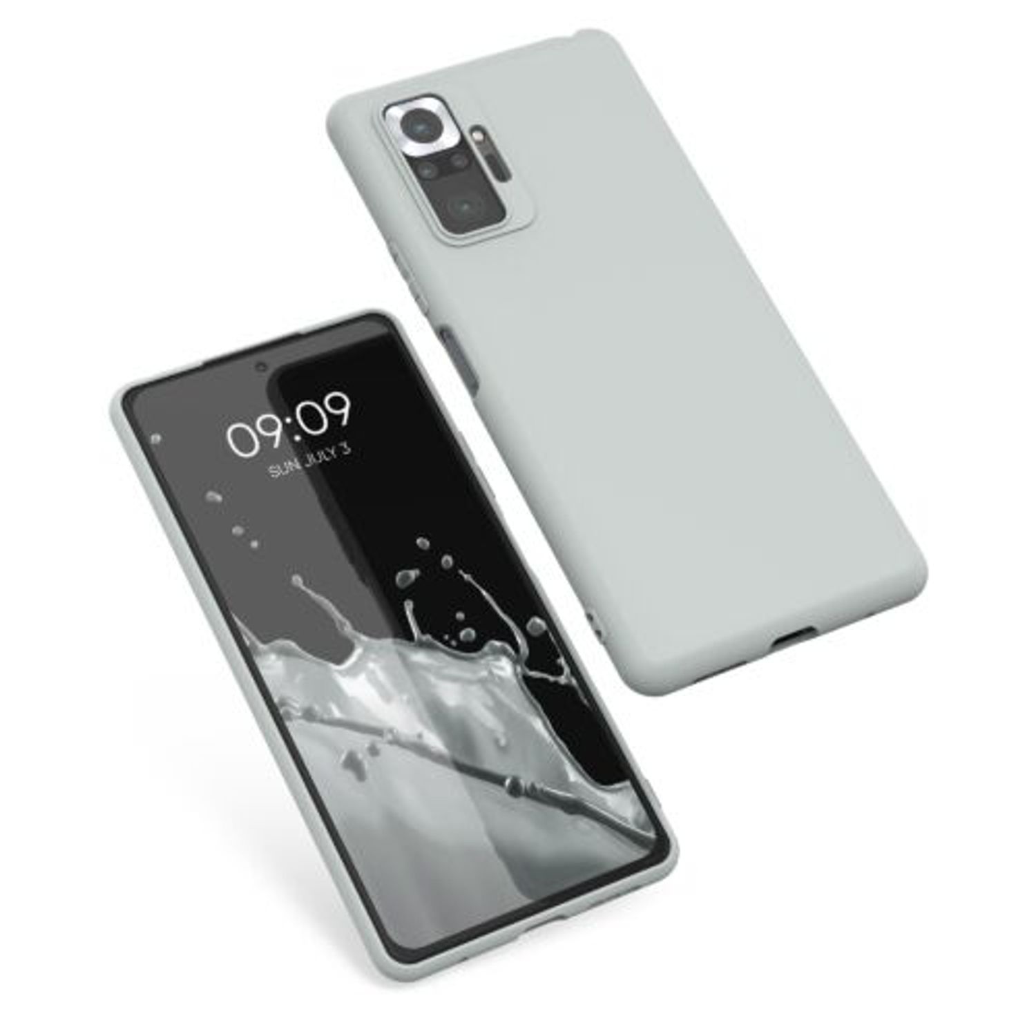 Husa pentru Xiaomi Redmi Note 10 Pro, Silicon, Verde, 54551.70 fotografia produsului View 2 L