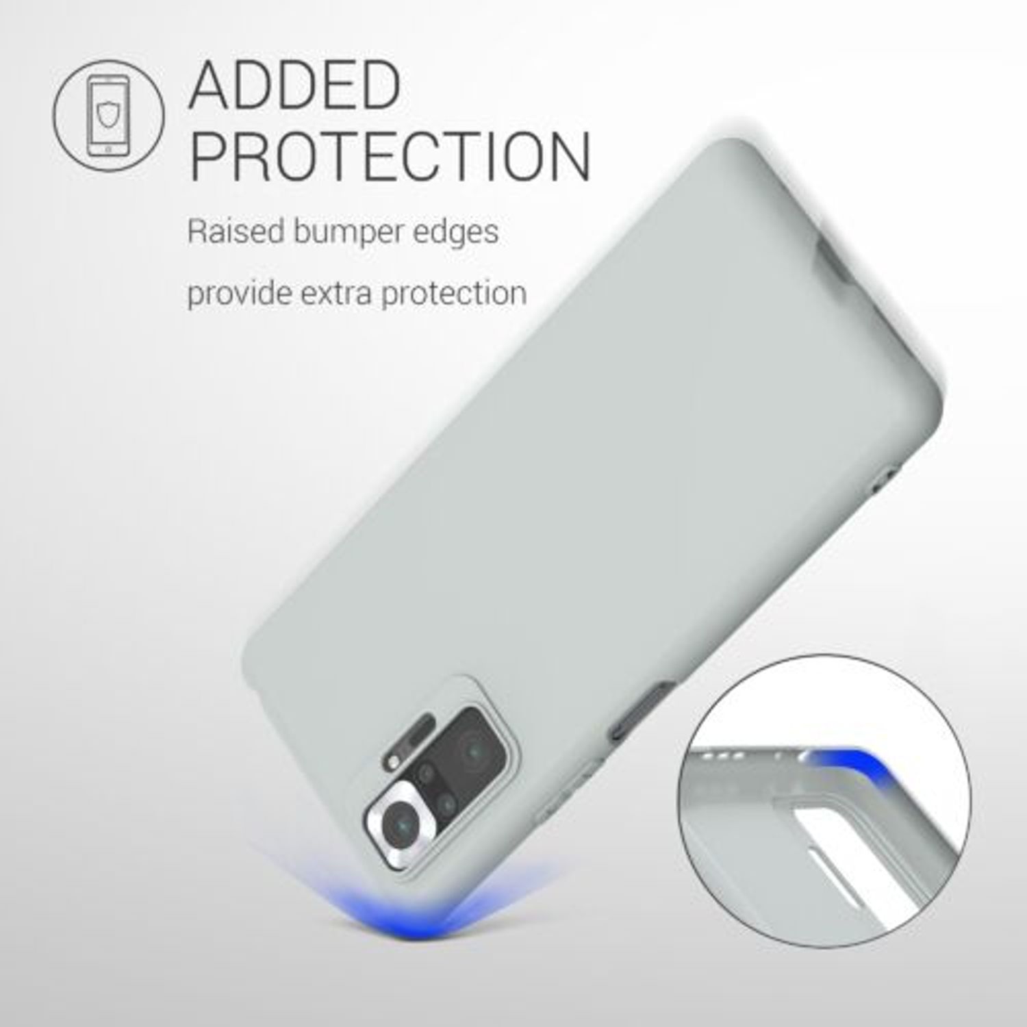 Husa pentru Xiaomi Redmi Note 10 Pro, Silicon, Verde, 54551.70 fotografia produsului View 8 L