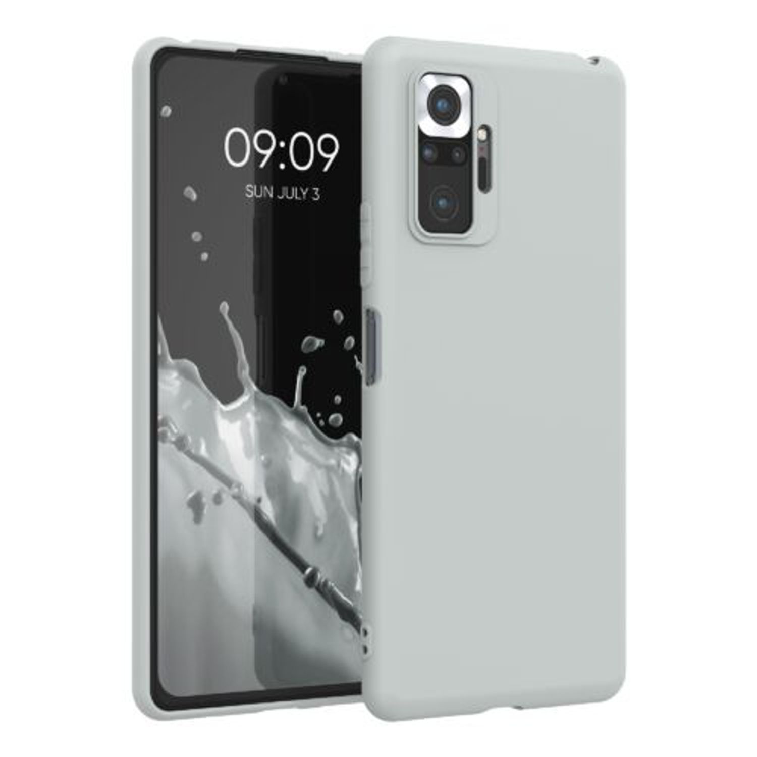 Husa pentru Xiaomi Redmi Note 10 Pro, Silicon, Verde, 54551.70 fotografia produsului
