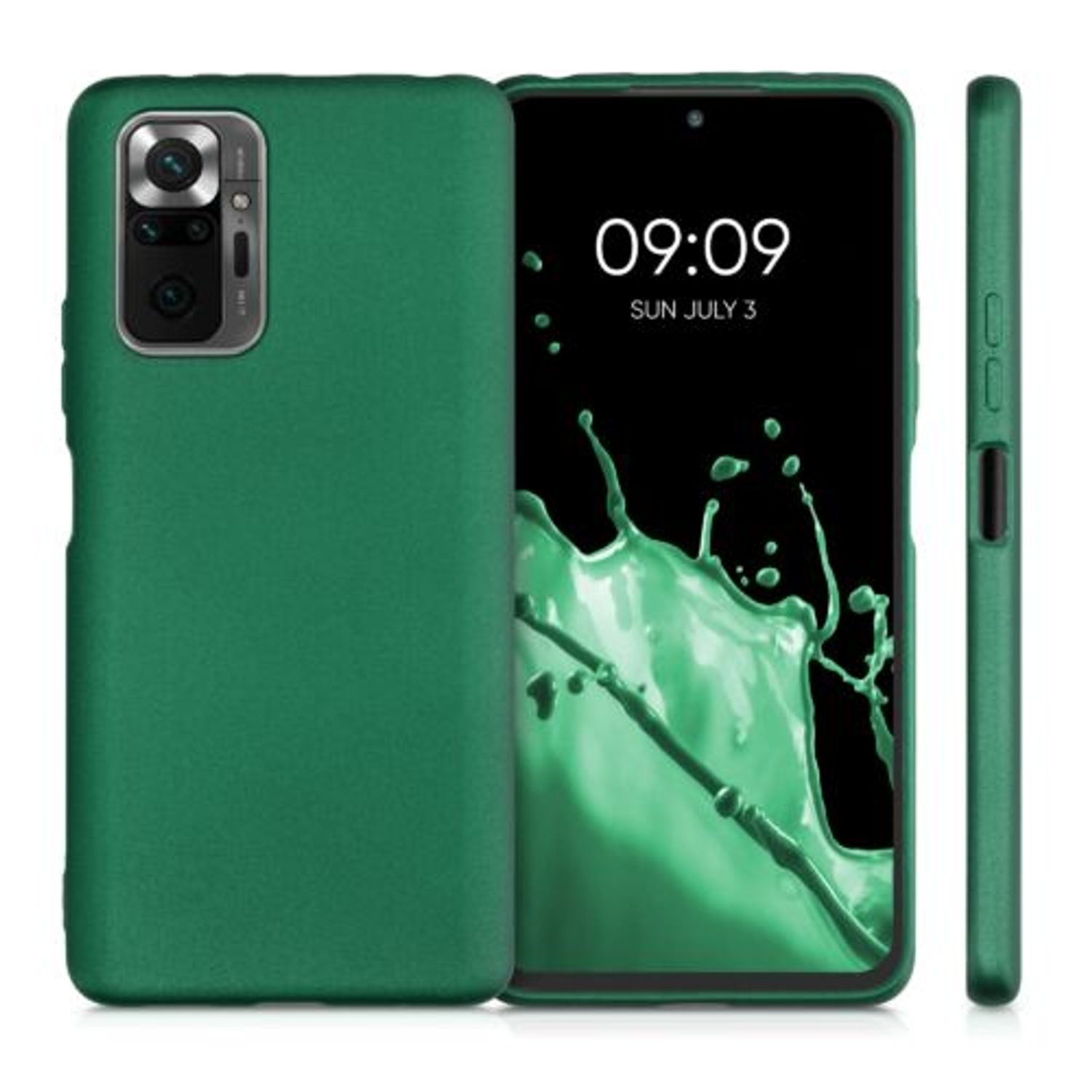 Husa pentru Xiaomi Redmi Note 10 Pro, Silicon, Verde, 54552.170 fotografia produsului View 2 L