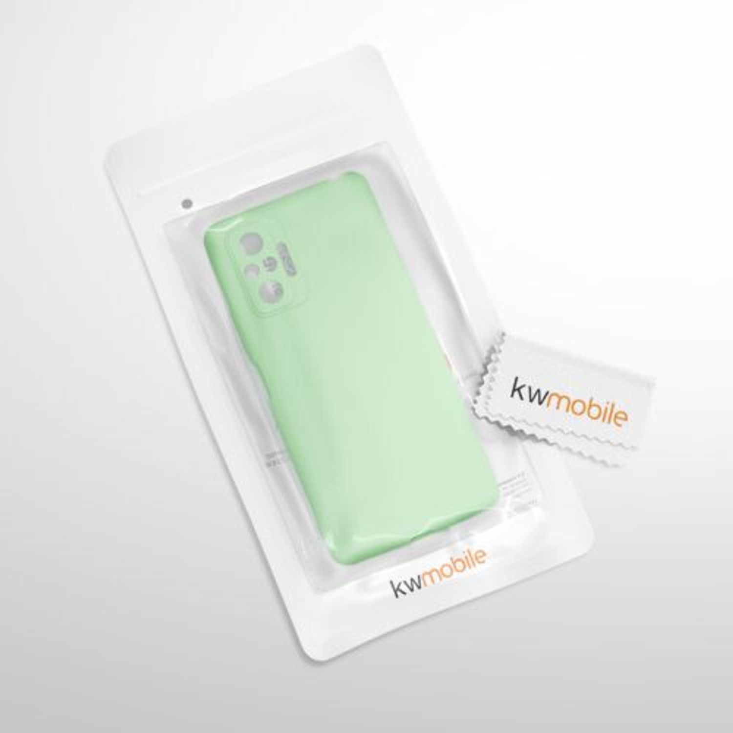 Husa pentru Xiaomi Redmi Note 10 Pro, Silicon, Verde, 54551.50 fotografia produsului View 8 L