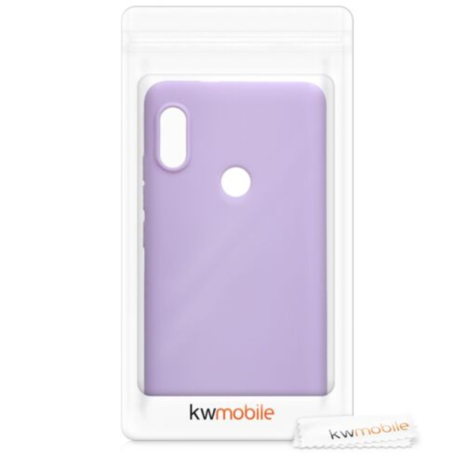 Husa pentru Xiaomi Redmi Note 5, Silicon, Mov, 44664.108 fotografia produsului View 5 L