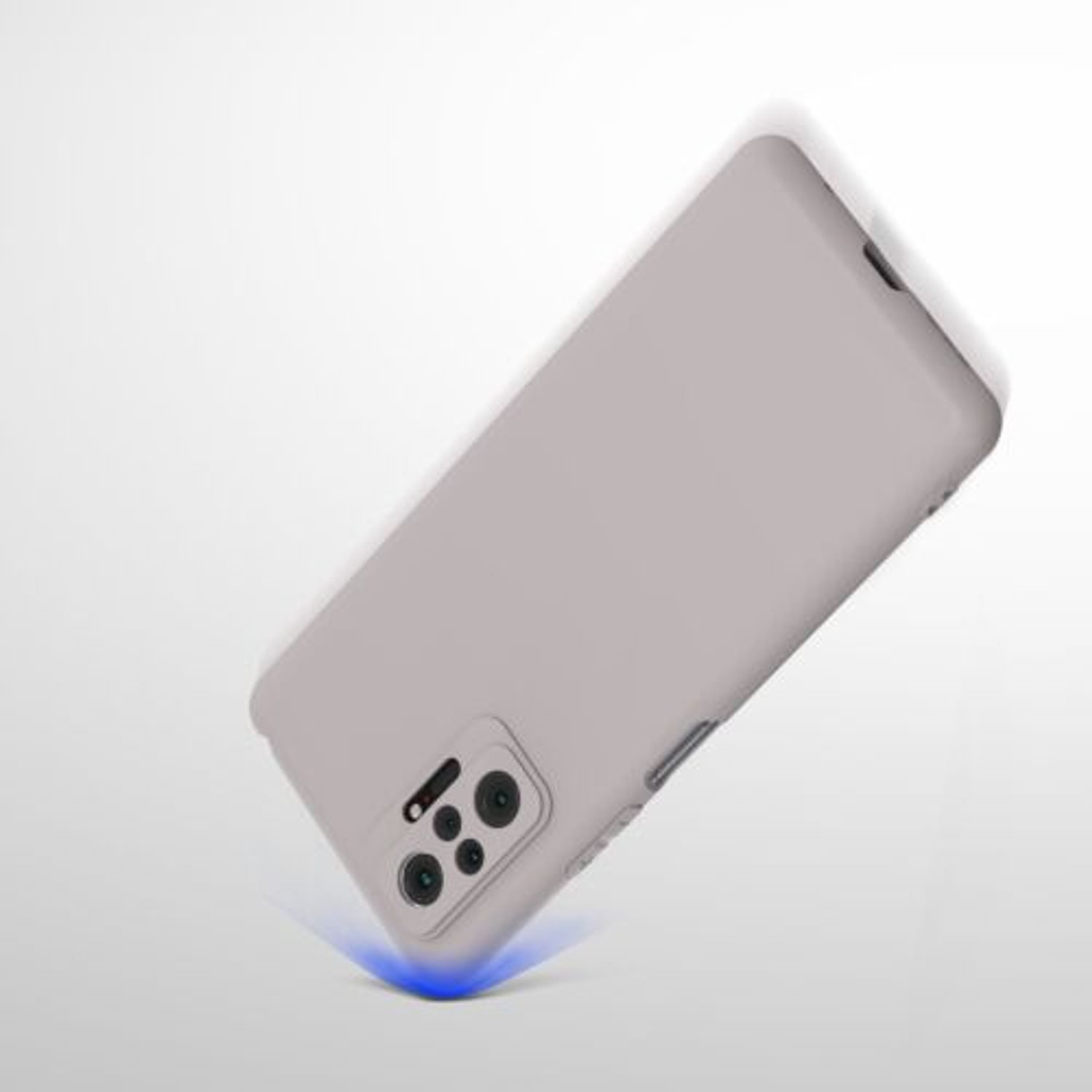 Husa pentru Xiaomi Redmi Note 10 Pro, Silicon, Mov, 54551.192 fotografia produsului View 7 L