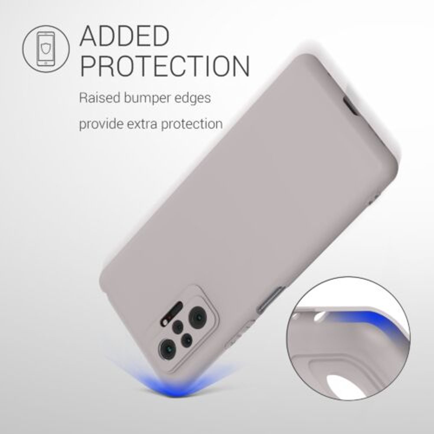 Husa pentru Xiaomi Redmi Note 10 Pro, Silicon, Mov, 54551.192 fotografia produsului View 9 L