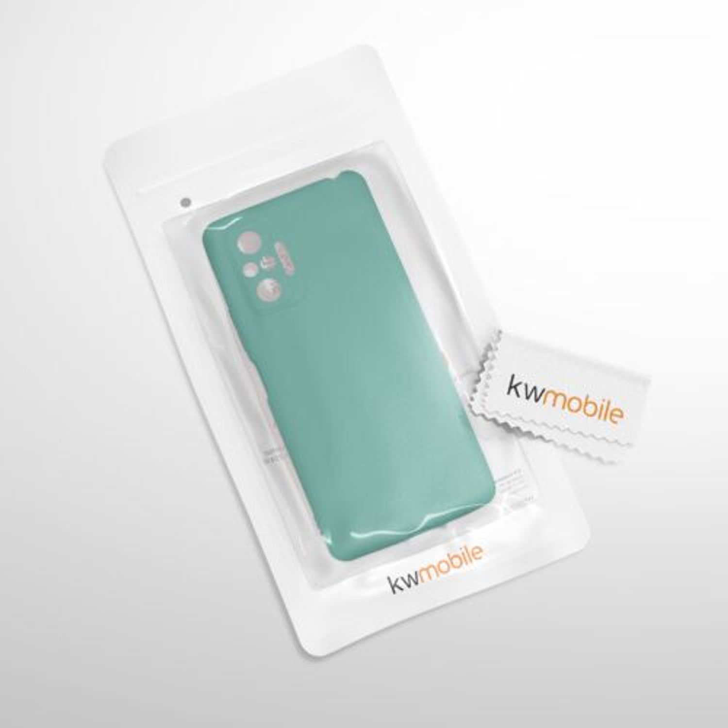 Husa pentru Xiaomi Redmi Note 10 Pro, Silicon, Verde, 54551.184 fotografia produsului View 8 L