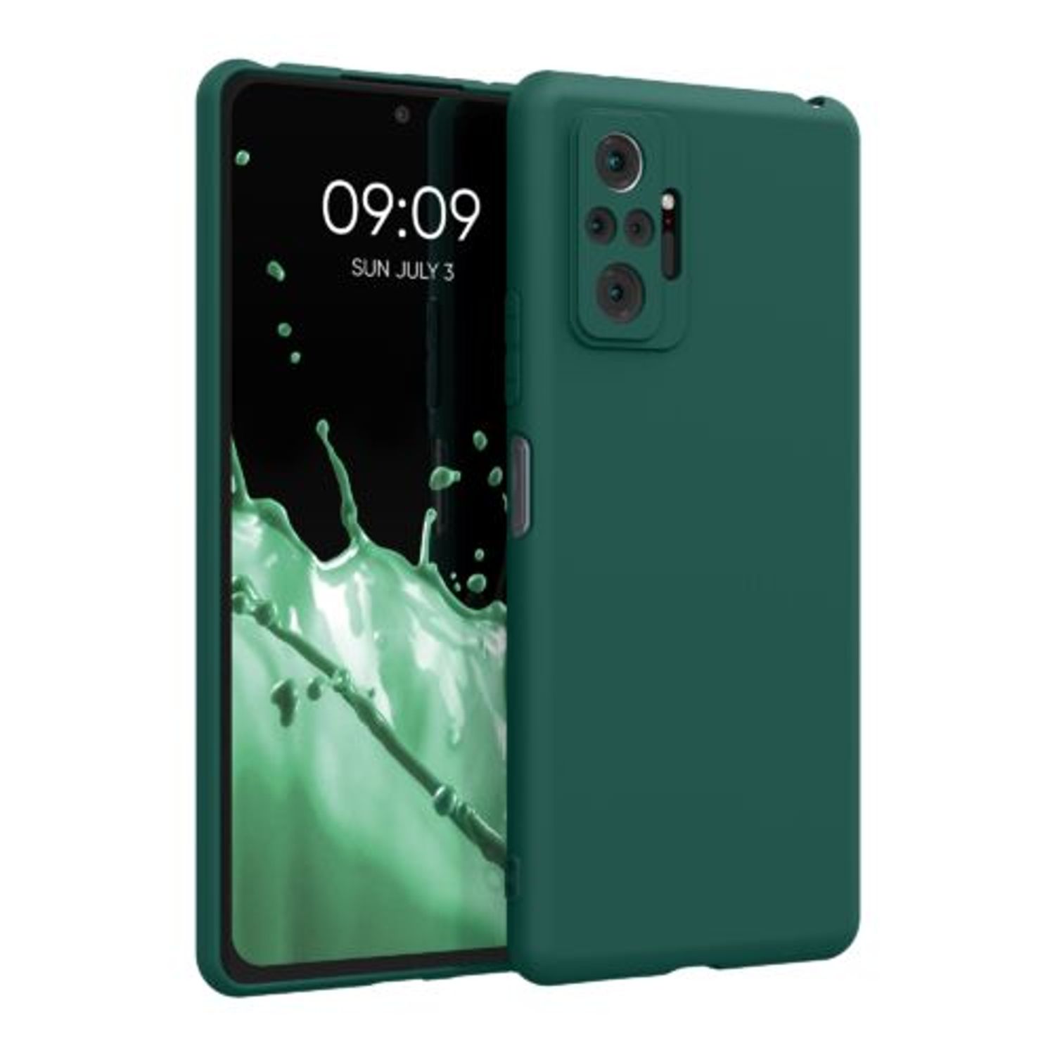 Husa pentru Xiaomi Redmi Note 10 Pro, Silicon, Verde, 54551.184 fotografia produsului
