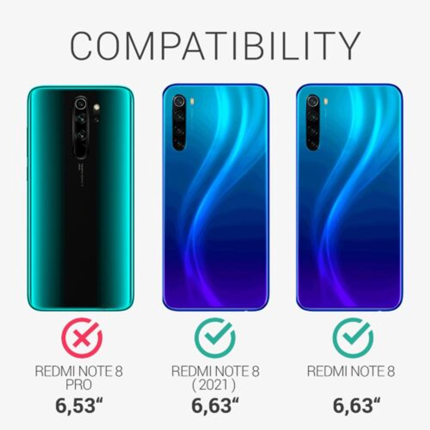 Husa pentru Xiaomi Redmi Note 8, Silicon, Verde, 50180.184 fotografia produsului View 6 L