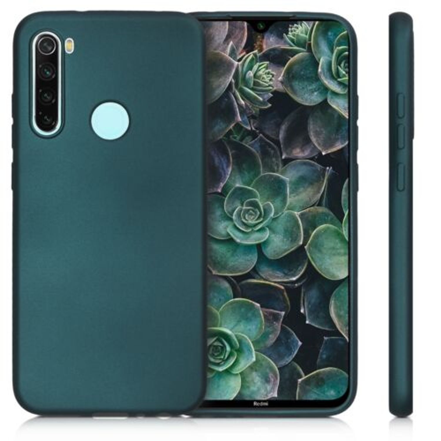 Husa pentru Xiaomi Redmi Note 8, Silicon, Verde, 50181.14 fotografia produsului View 2 L