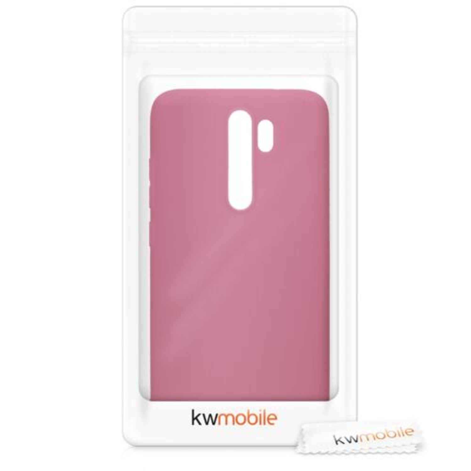 Husa pentru Xiaomi Redmi Note 8 Pro, Silicon, Roz, 50242.167 fotografia produsului View 7 L