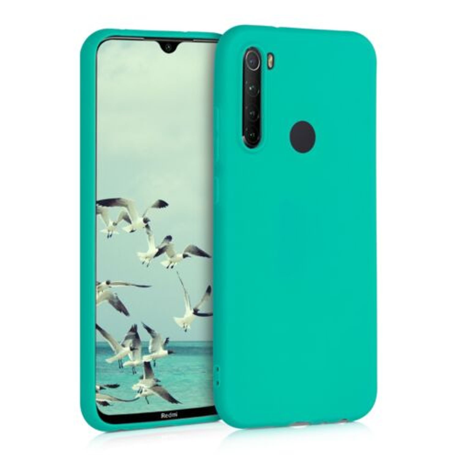 Husa pentru Xiaomi Redmi Note 8, Silicon, Verde, 50190.126 fotografia produsului