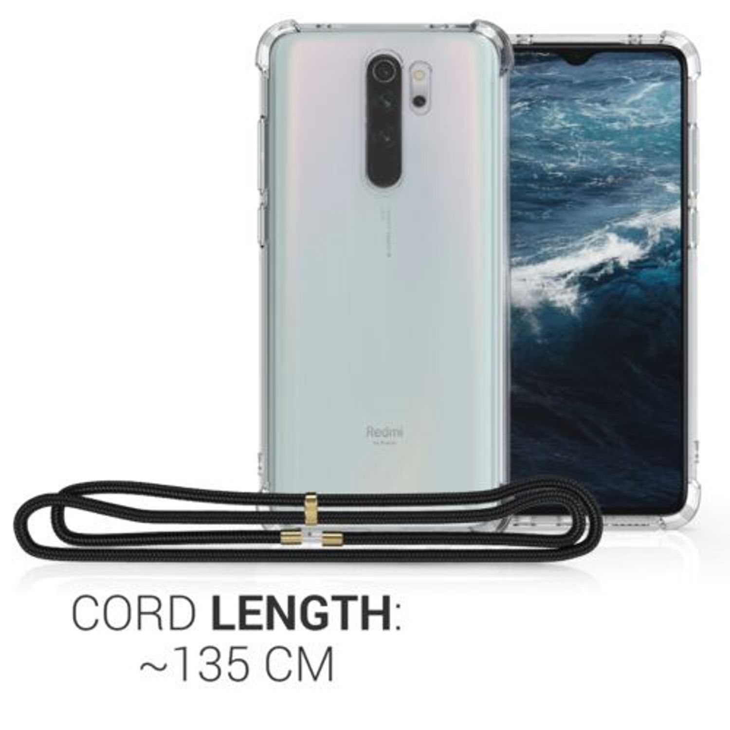 Husa pentru Xiaomi Redmi Note 8 Pro, Silicon, Negru, 50245.01 fotografia produsului View 4 L