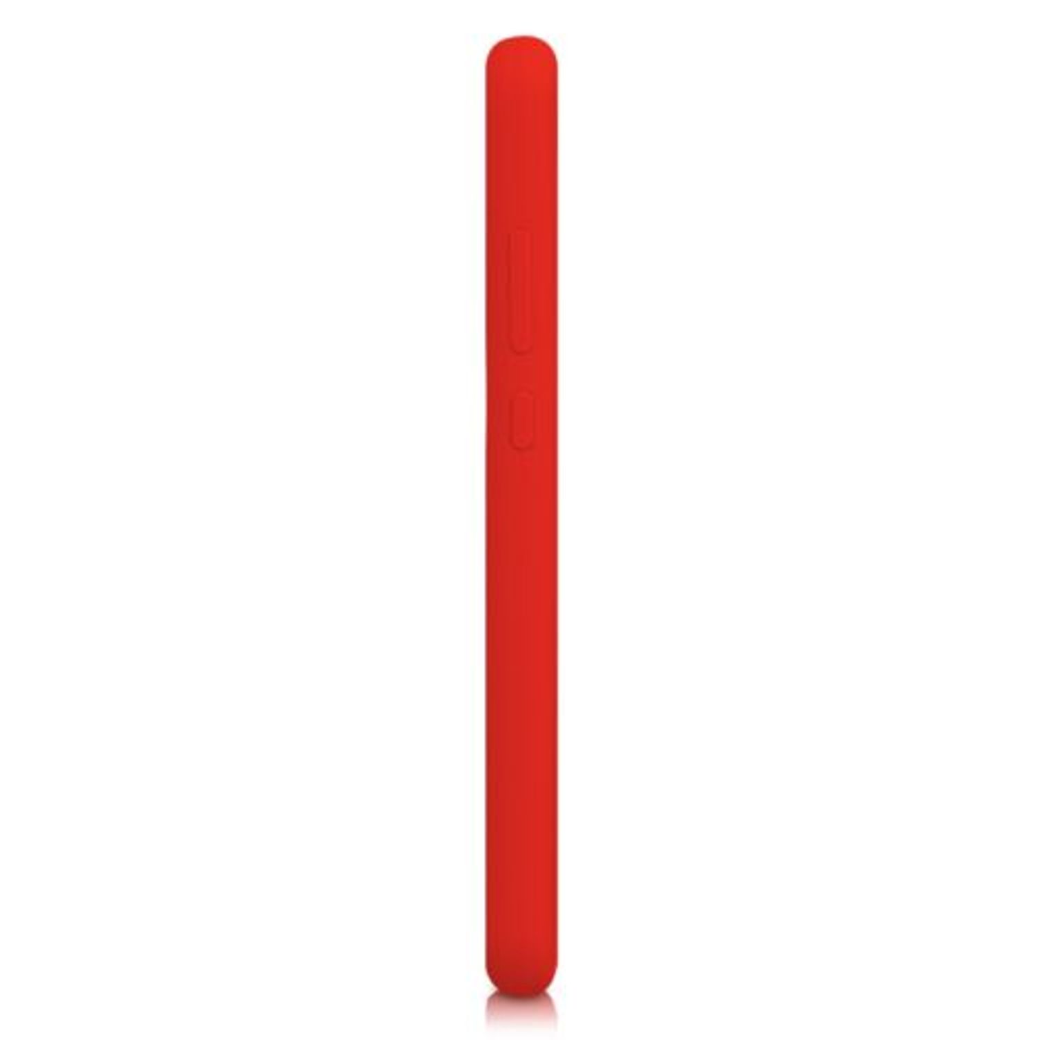Husa pentru Xiaomi Redmi Note 8T, Silicon, Rosu, 50957.51 fotografia produsului View 3 L
