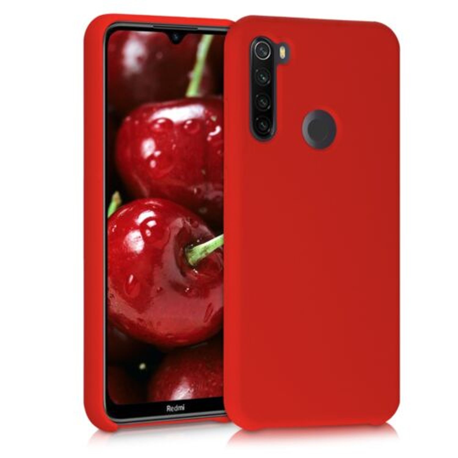 Husa pentru Xiaomi Redmi Note 8T, Silicon, Rosu, 50957.51 fotografia produsului