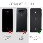 Husa pentru LG Q7/Q7 Plus/Q7a, Silicon, Albastru, 45238.53 fotografia produsului View 6 S