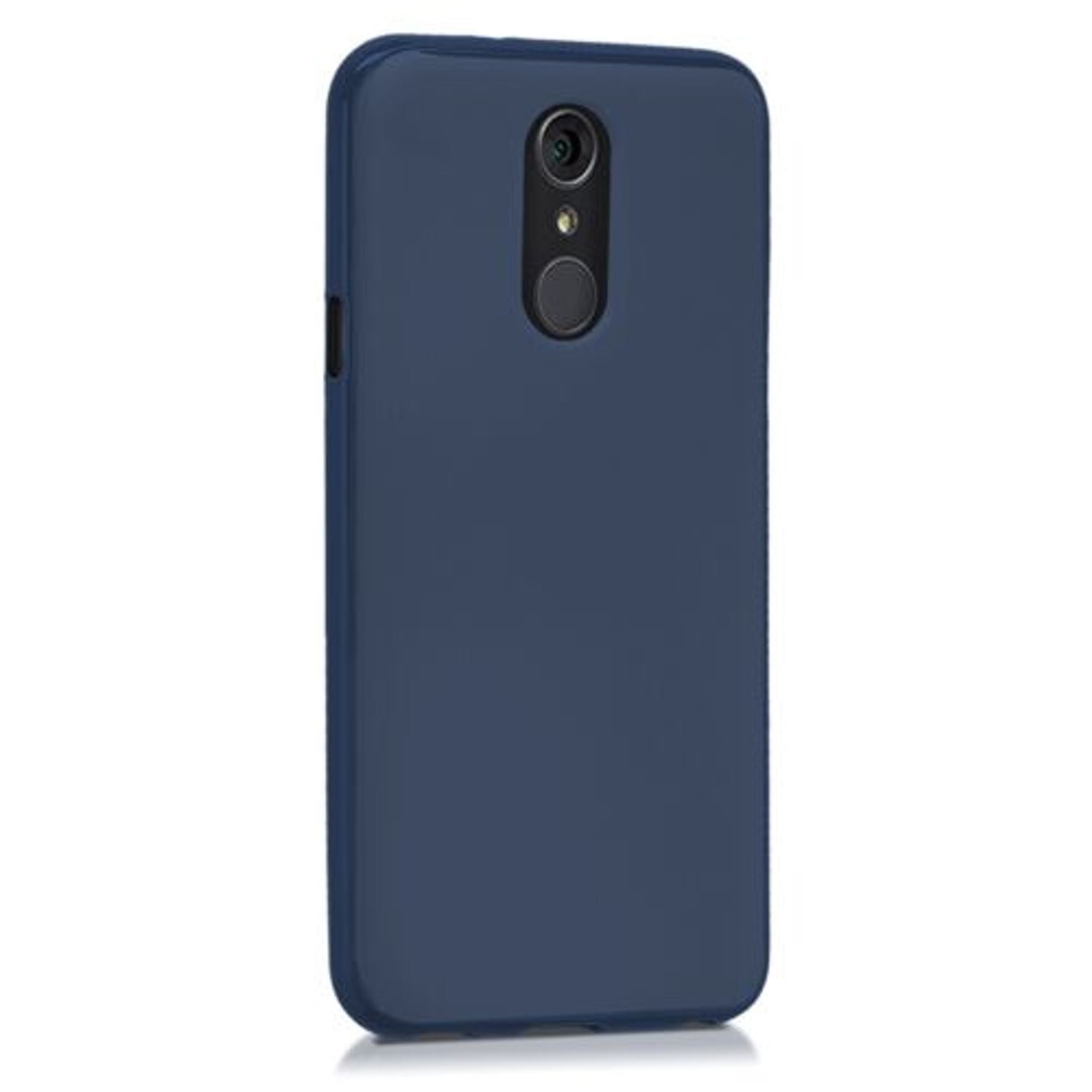 Husa pentru LG Q7/Q7 Plus/Q7a, Silicon, Albastru, 45238.53 fotografia produsului View 8 L