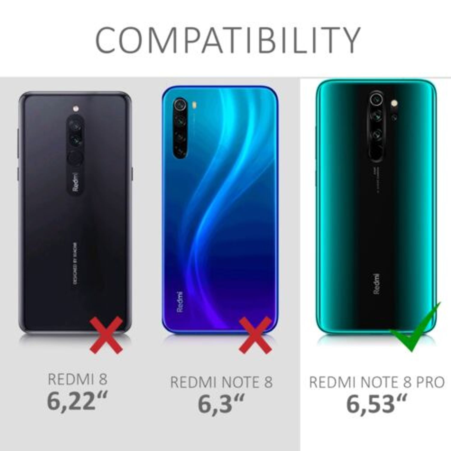 Husa pentru Xiaomi Redmi Note 8 Pro, Silicon, Multicolor, 50244.02 fotografia produsului View 3 L