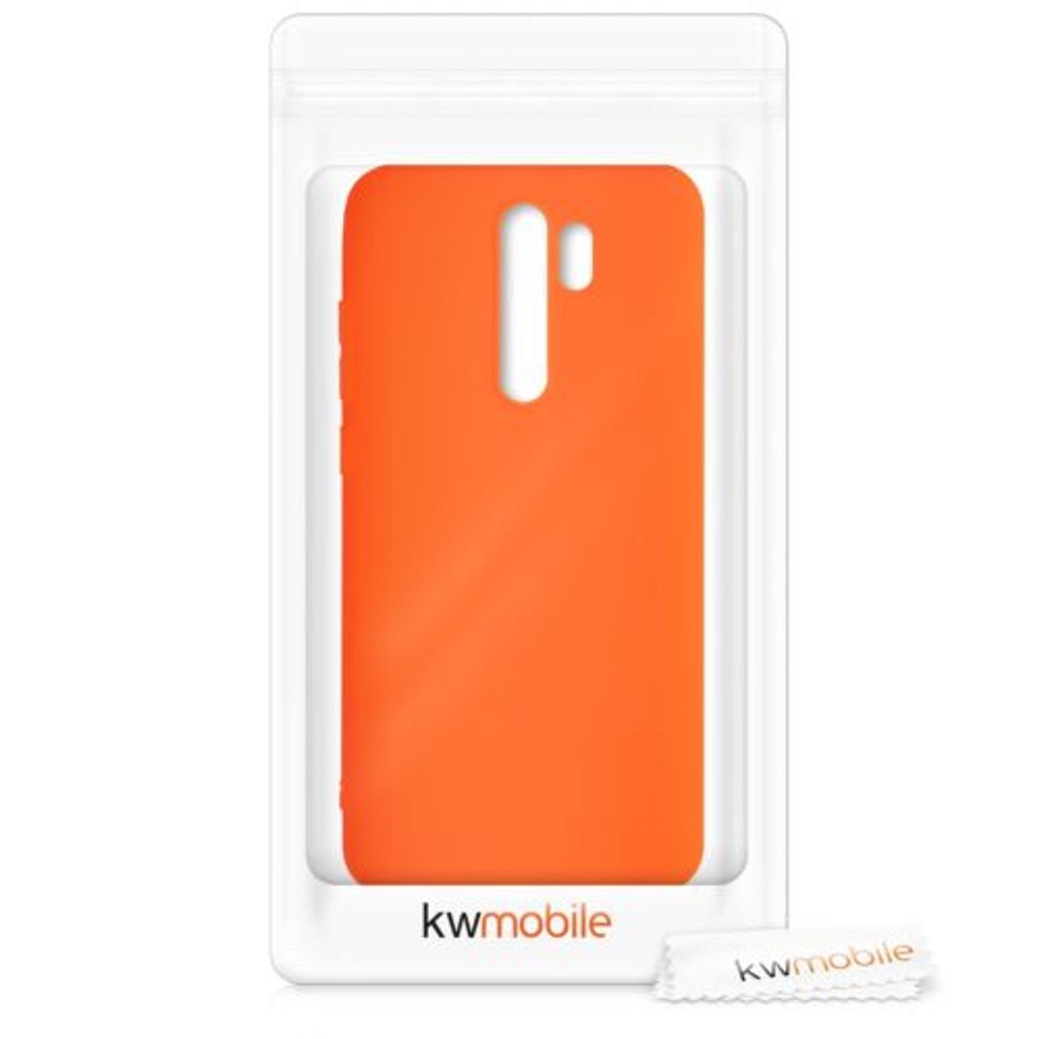 Husa pentru Xiaomi Redmi Note 8 Pro, Silicon, Portocaliu, 50242.69 fotografia produsului View 8 L