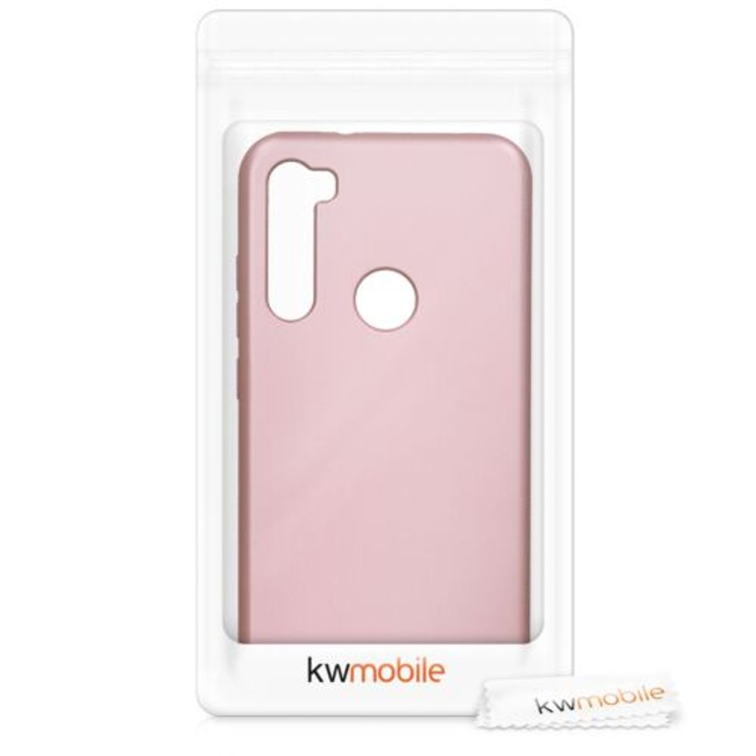 Husa pentru Xiaomi Redmi Note 8T, Silicon, Rose Gold, 50960.31 fotografia produsului View 7 L