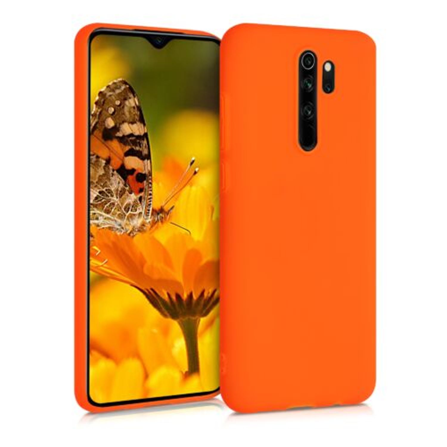 Husa pentru Xiaomi Redmi Note 8 Pro, Silicon, Portocaliu, 50242.69 fotografia produsului