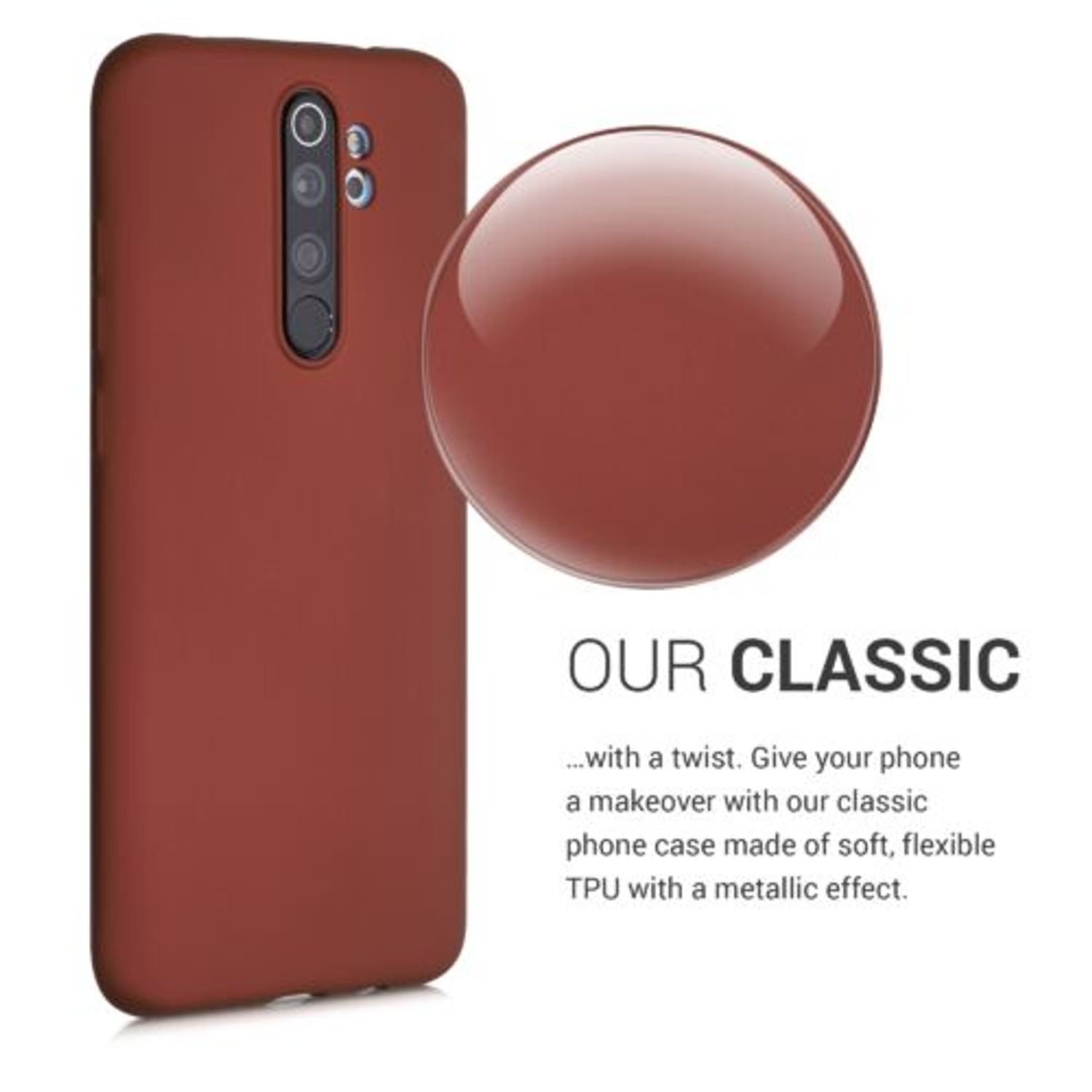 Husa pentru Xiaomi Redmi Note 8 Pro, Silicon, Rosu, 50243.178 fotografia produsului View 5 L