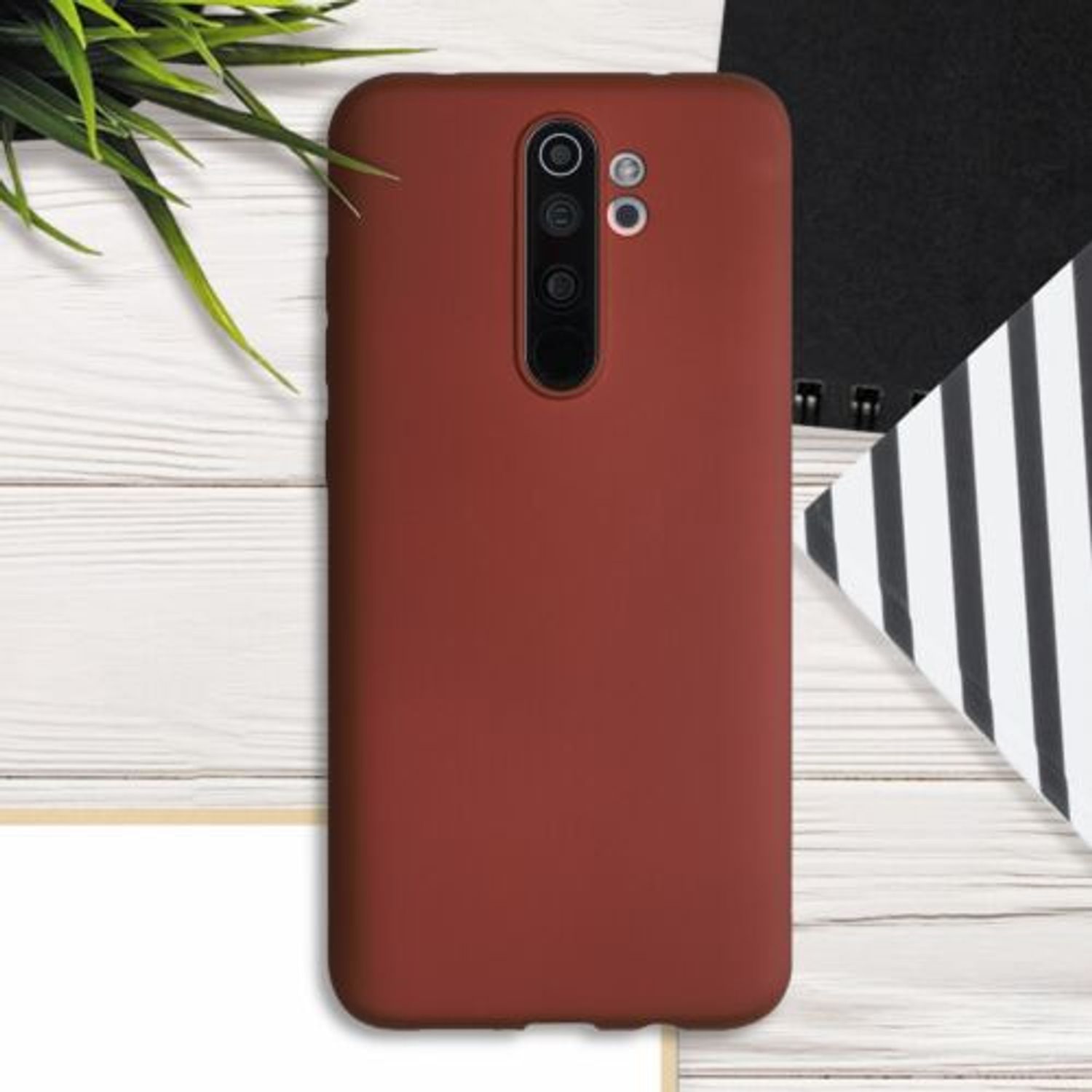 Husa pentru Xiaomi Redmi Note 8 Pro, Silicon, Rosu, 50243.178 fotografia produsului View 6 L