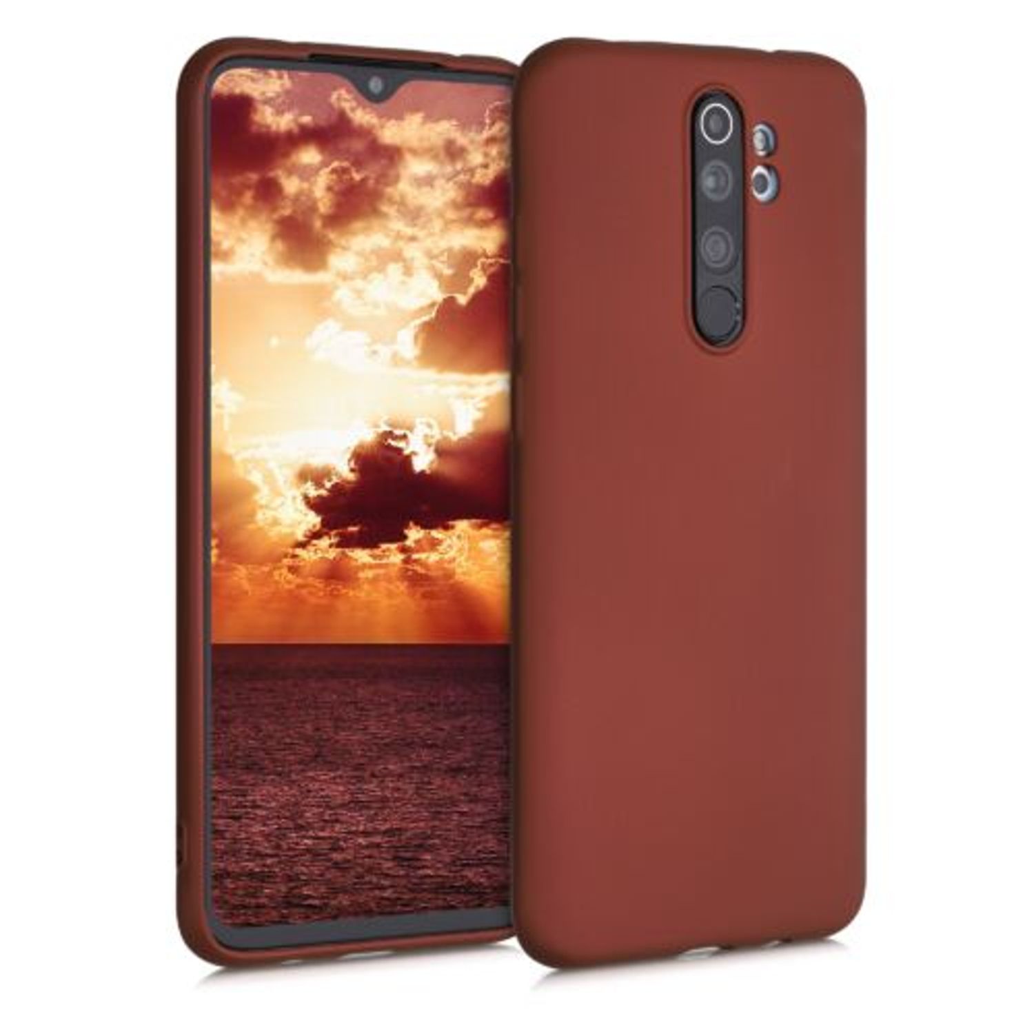 Husa pentru Xiaomi Redmi Note 8 Pro, Silicon, Rosu, 50243.178 fotografia produsului