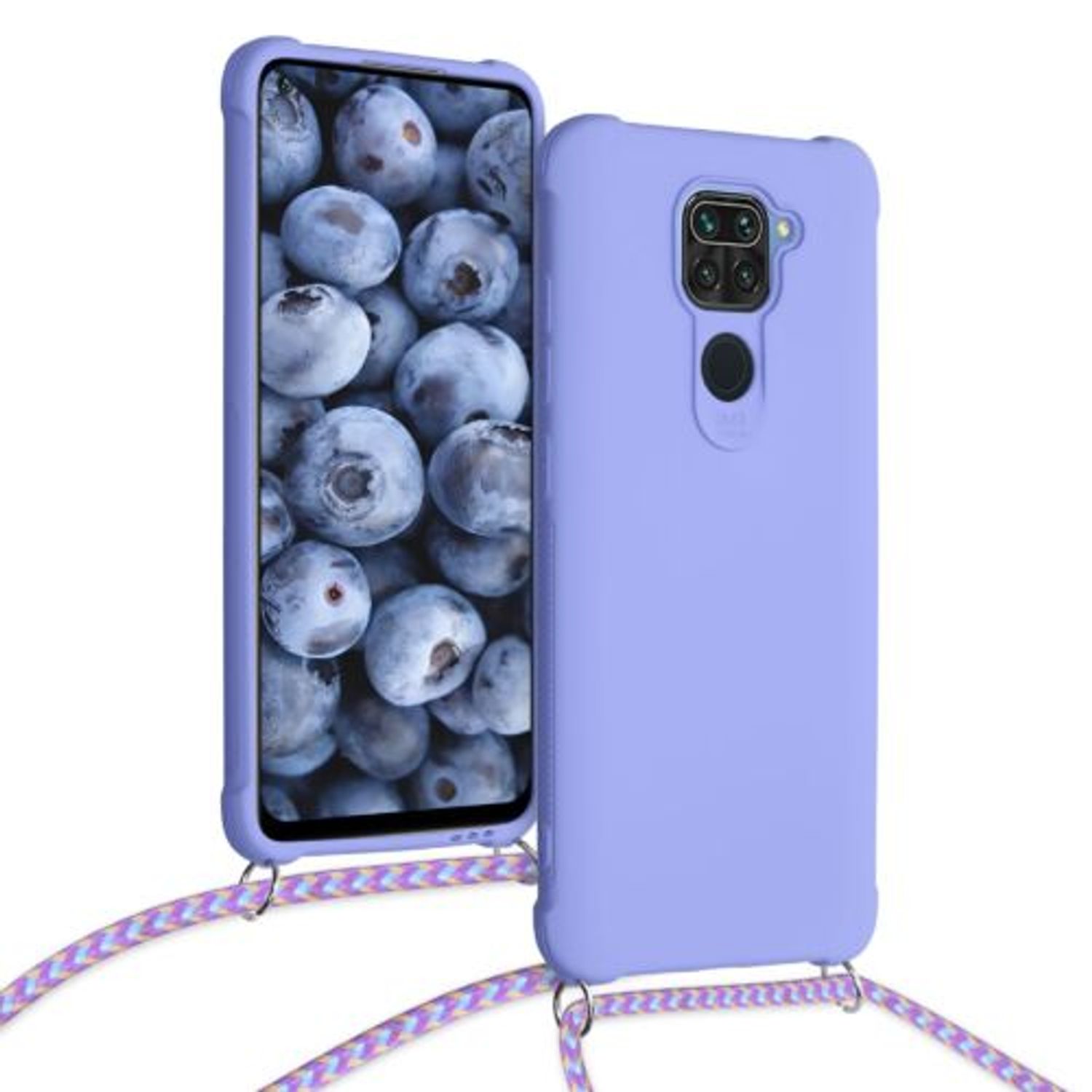 Husa pentru Xiaomi Redmi Note 9, Silicon, Mov, 53147.108 fotografia produsului View 4 L