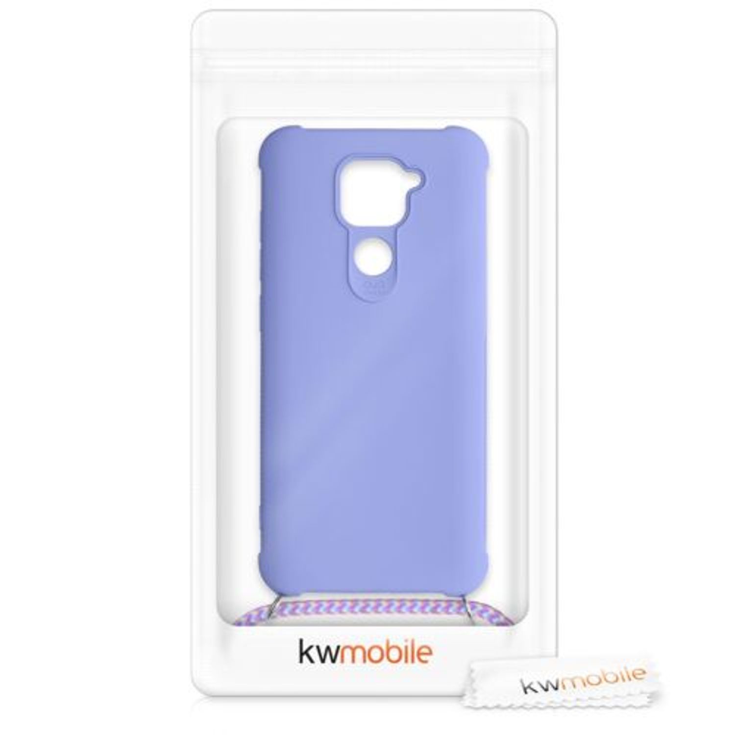 Husa pentru Xiaomi Redmi Note 9, Silicon, Mov, 53147.108 fotografia produsului View 8 L