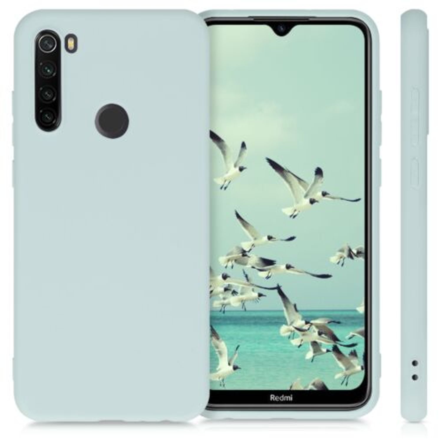 Husa pentru Xiaomi Redmi Note 8T, Silicon, Verde, 50956.200 fotografia produsului View 2 L
