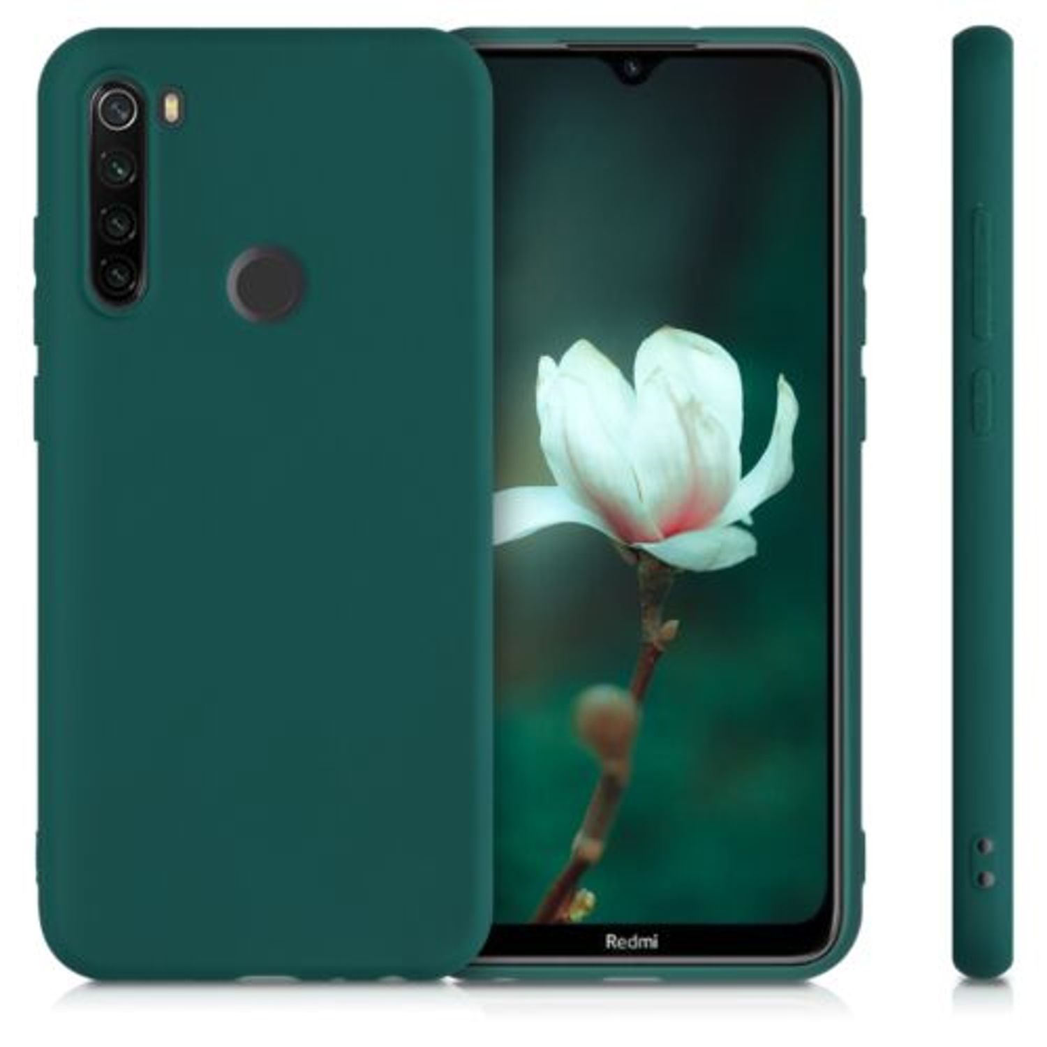 Husa pentru Xiaomi Redmi Note 8T, Silicon, Verde, 50956.184 fotografia produsului View 2 L